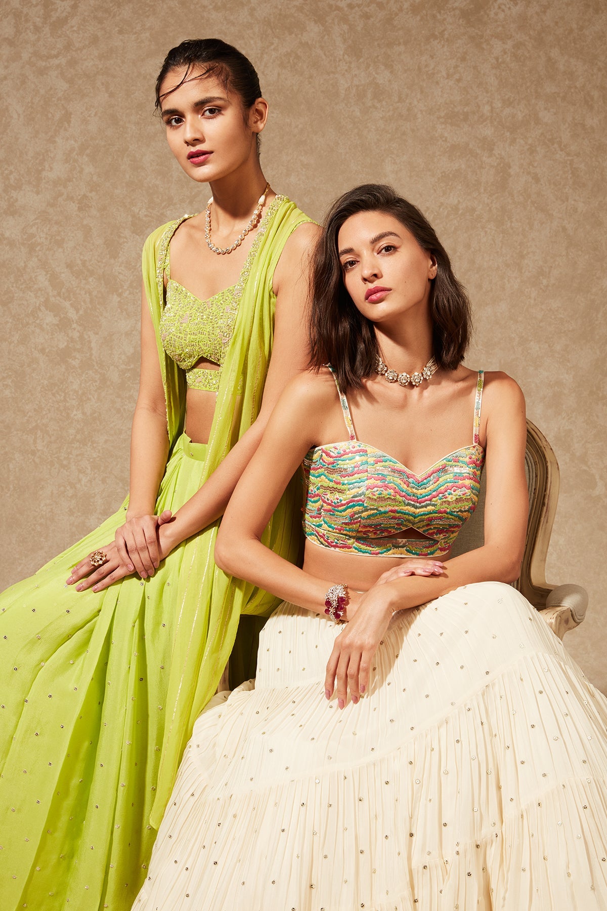 GUL DRAPE SKIRT AND JACKET