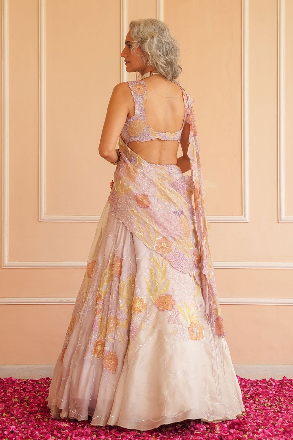 Arya Handpainted Tonal Lehenga
