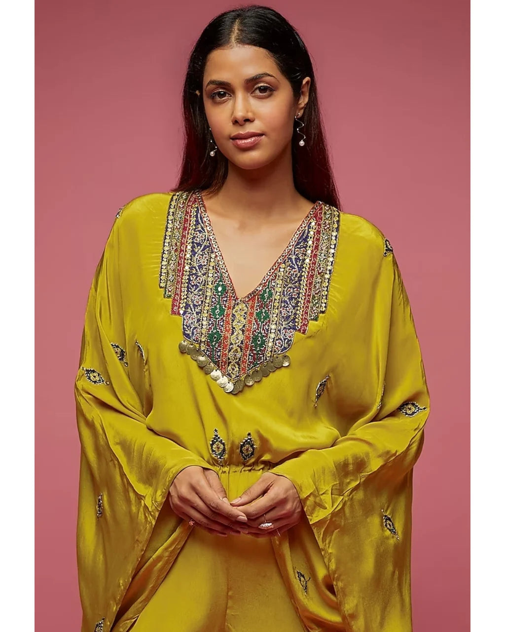 Mustard Kaftan Jumpsuit