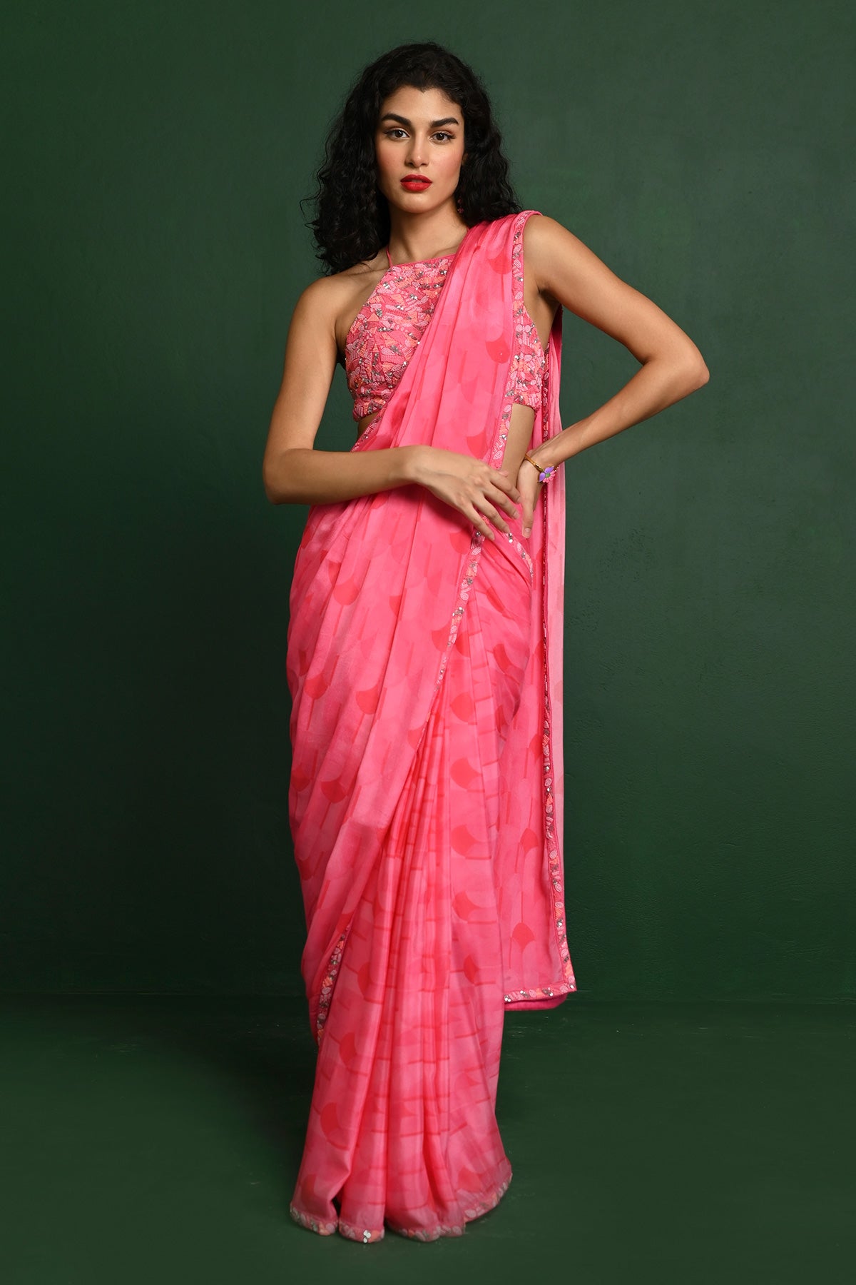 LARA GEORGETTE SAREE
