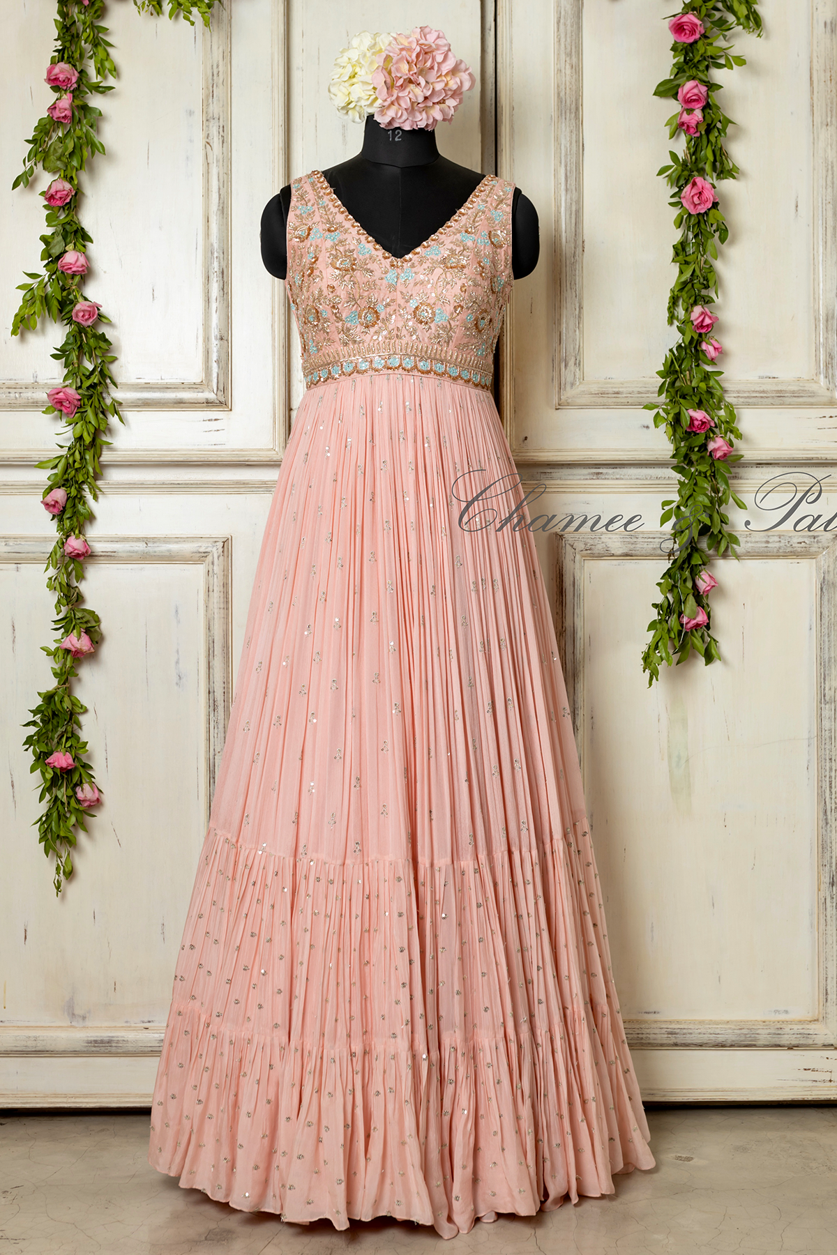 PINK MEADOW GOWN 10 / Regular PINK MEADOW GOWN 10 / Regular