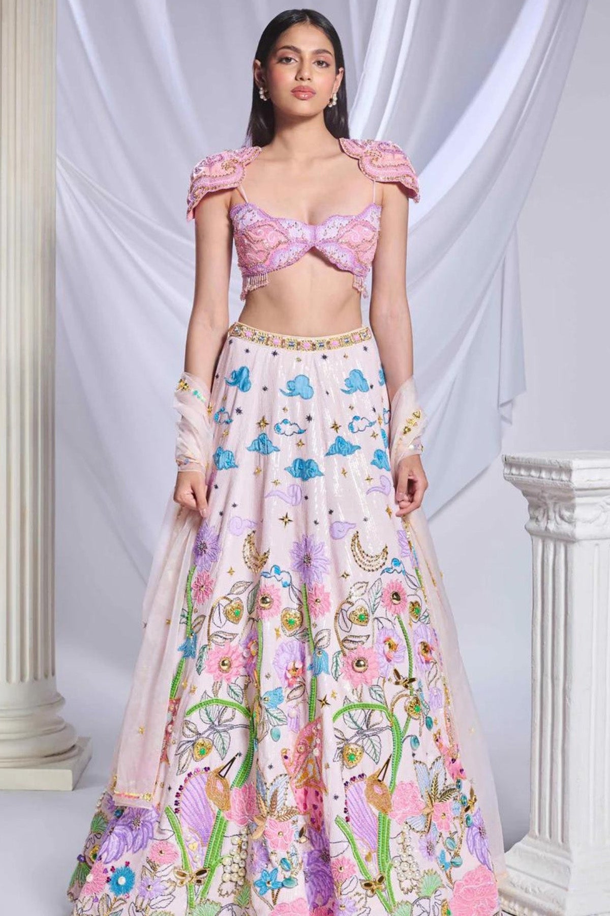 Whimsical wonderland lehenga set