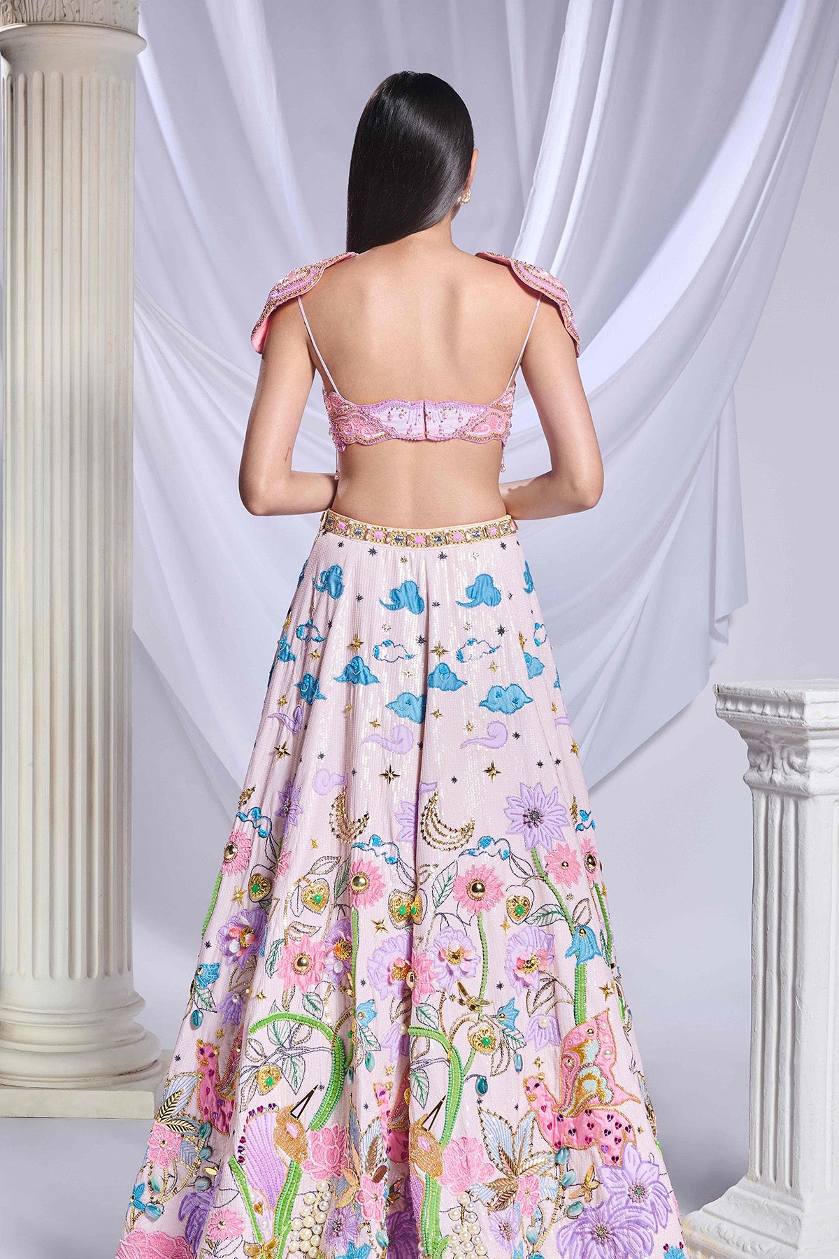 Whimsical wonderland lehenga set