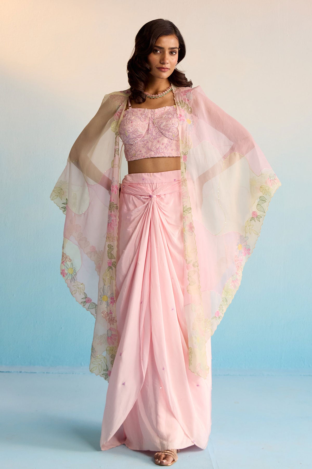 Vireya Cape And Skirt Set