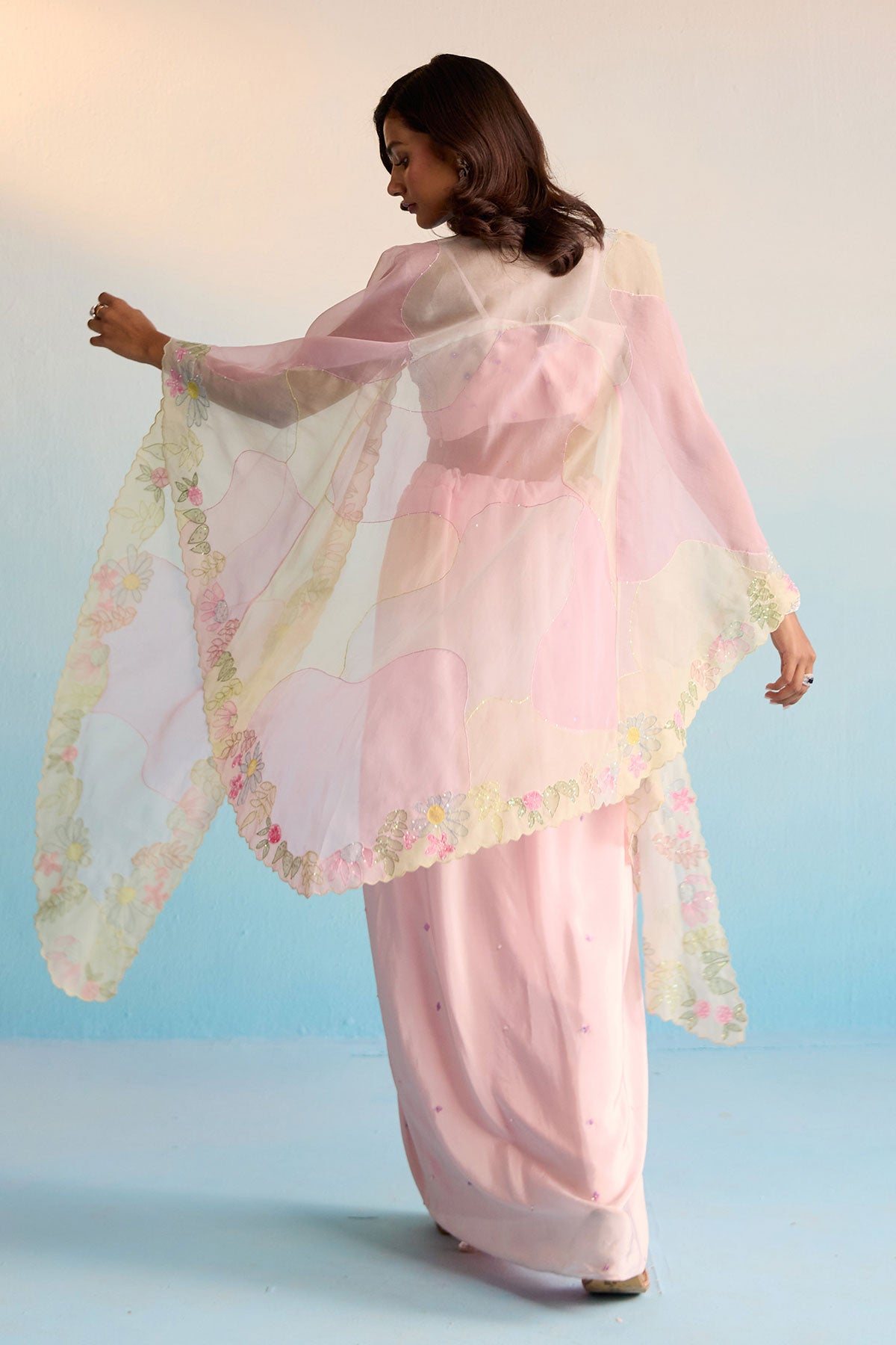 Vireya Cape And Skirt Set