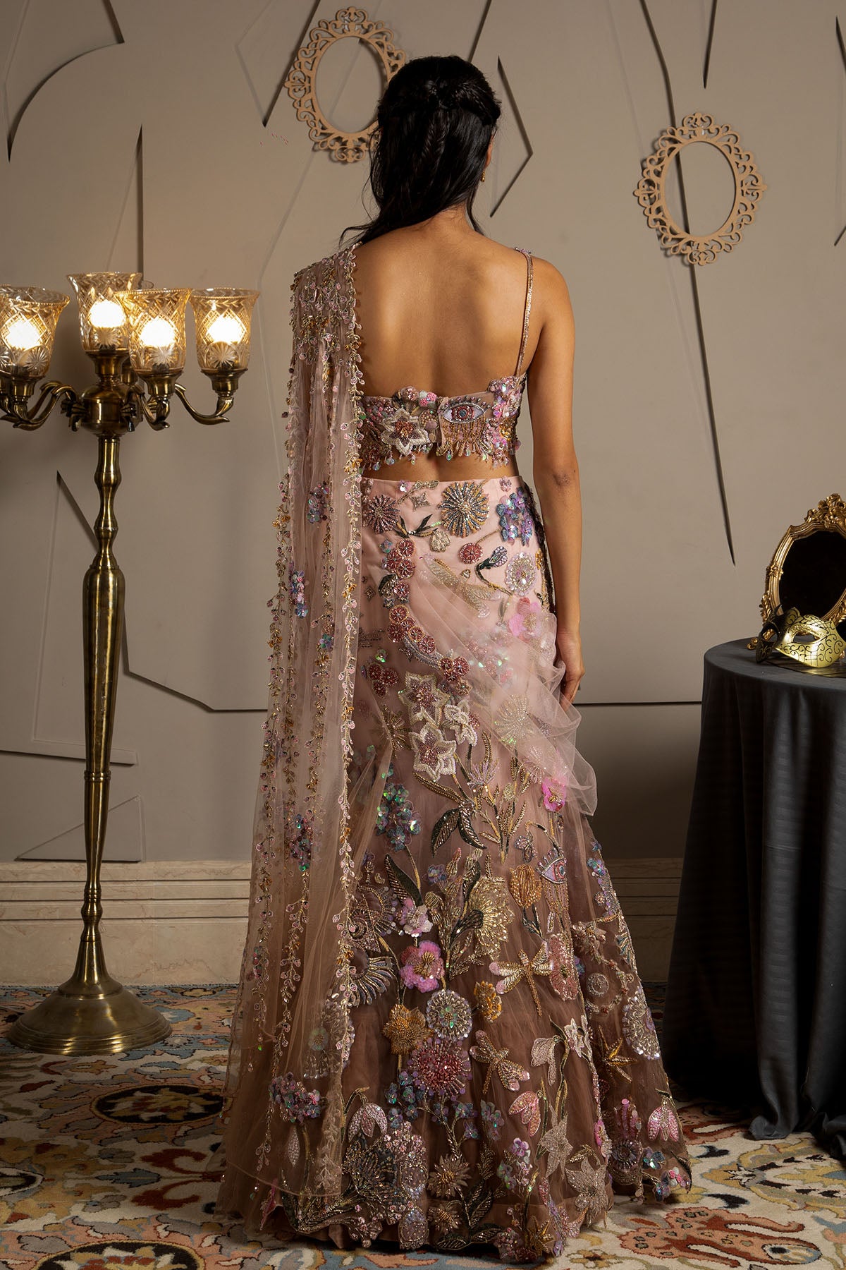 Aurora Draped Lehenga