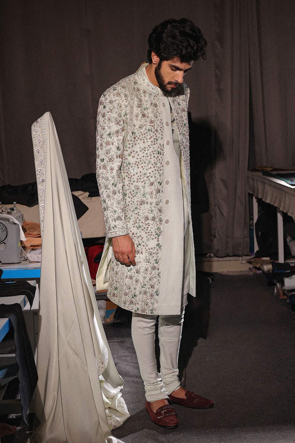 The Blue Iris Sherwani Set