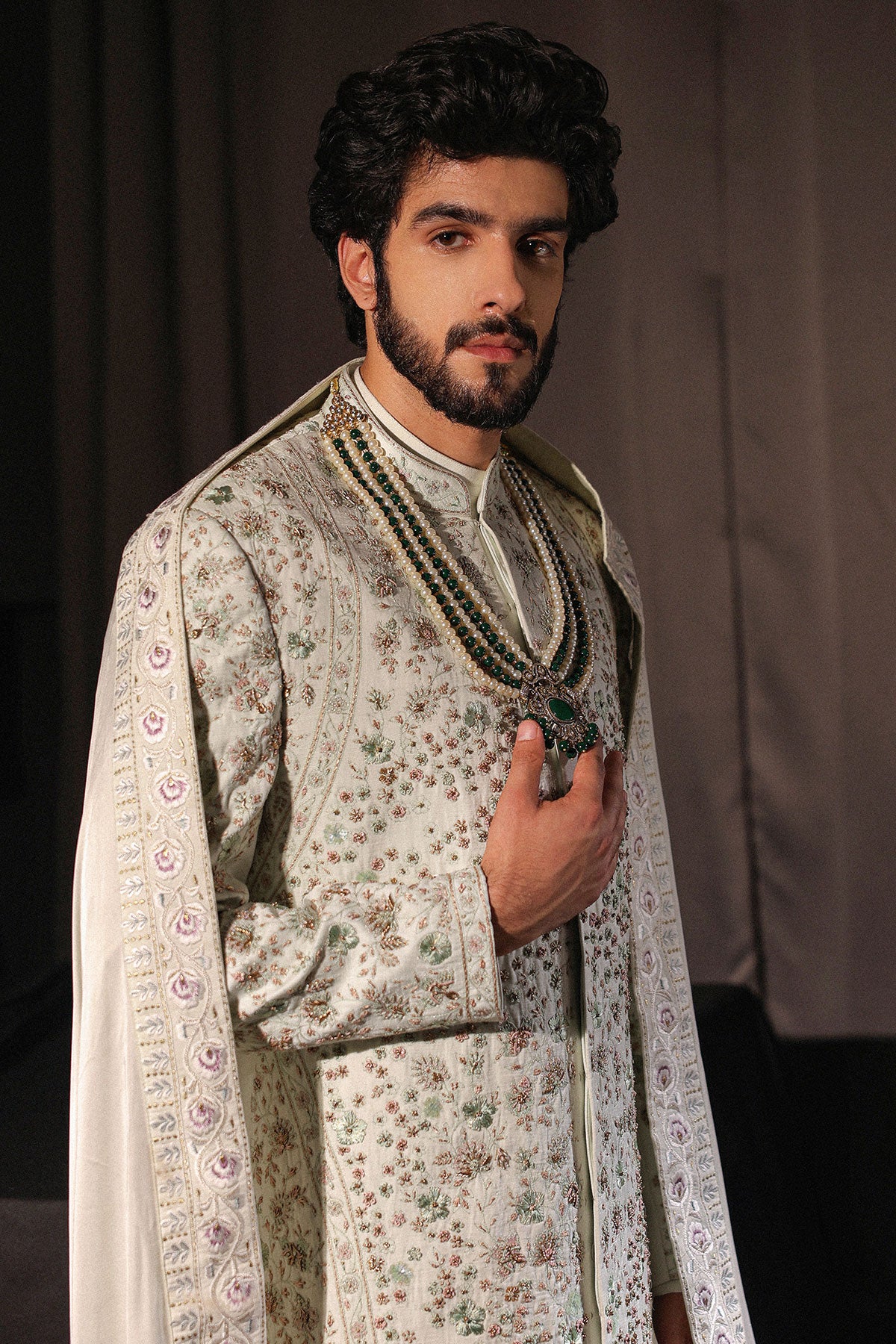 The Blue Iris Sherwani Set