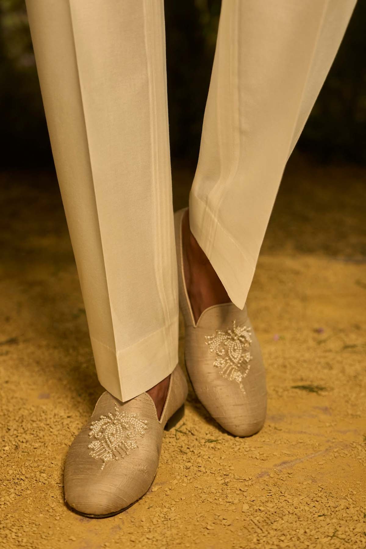 Champagne Pearl Sherwani Set