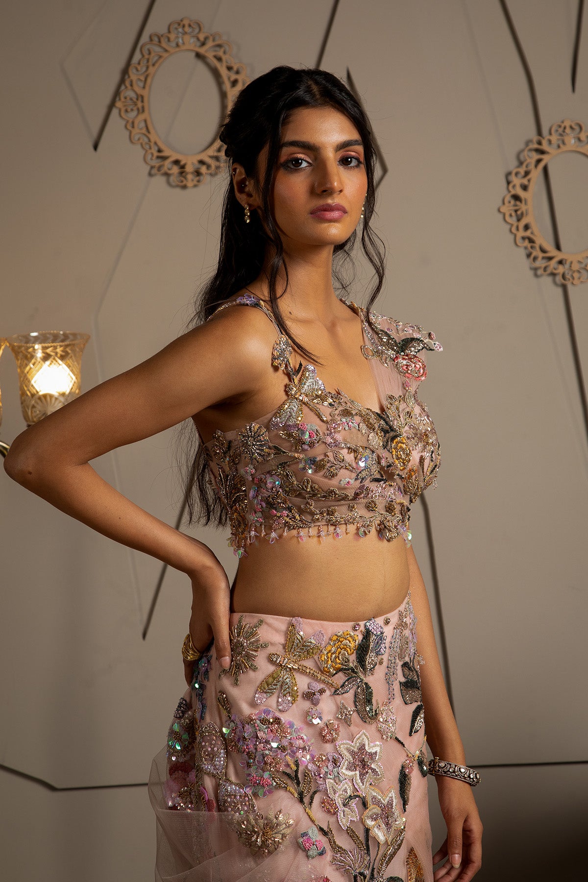 Aurora Draped Lehenga