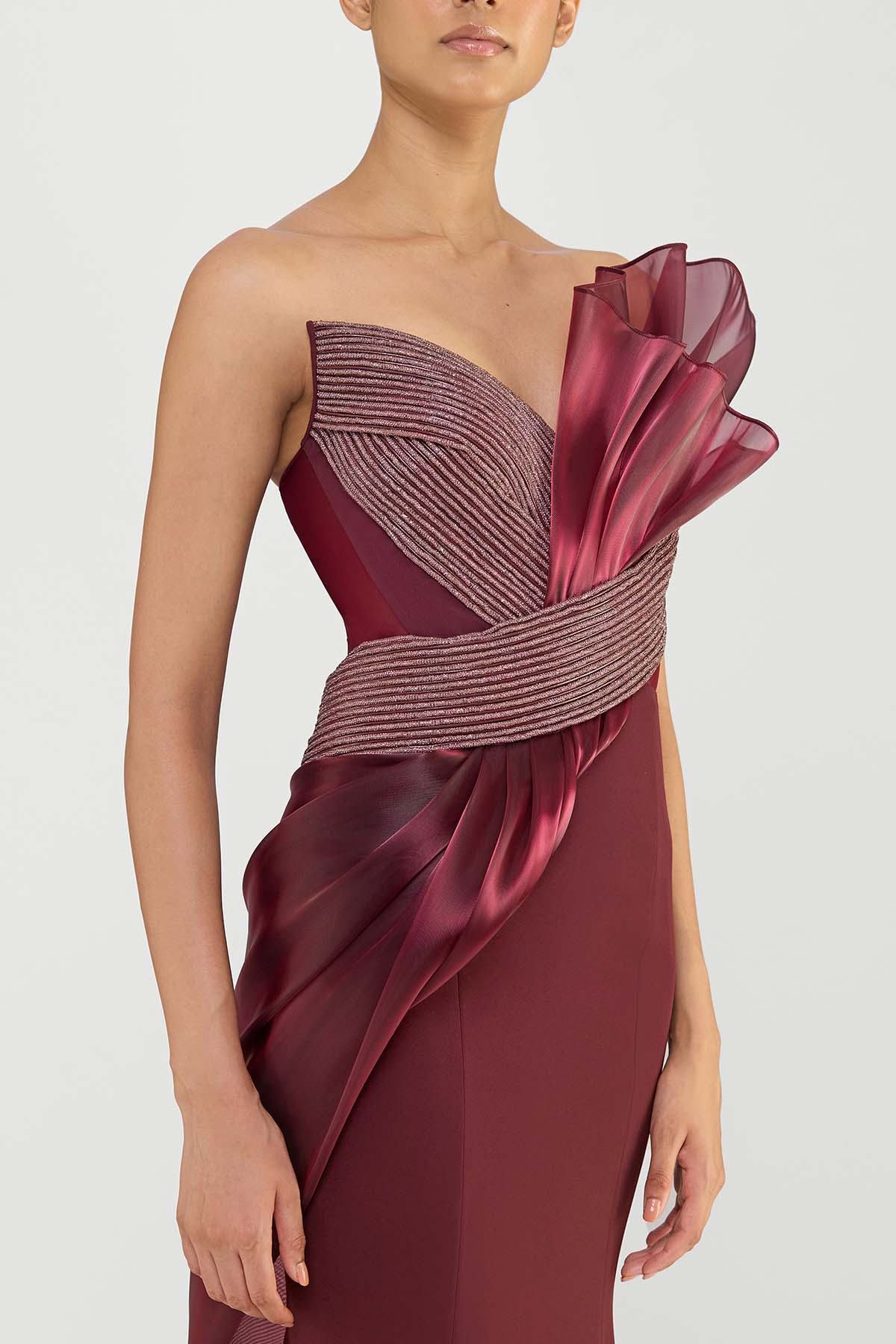 Moulded Crystalvein Gown
