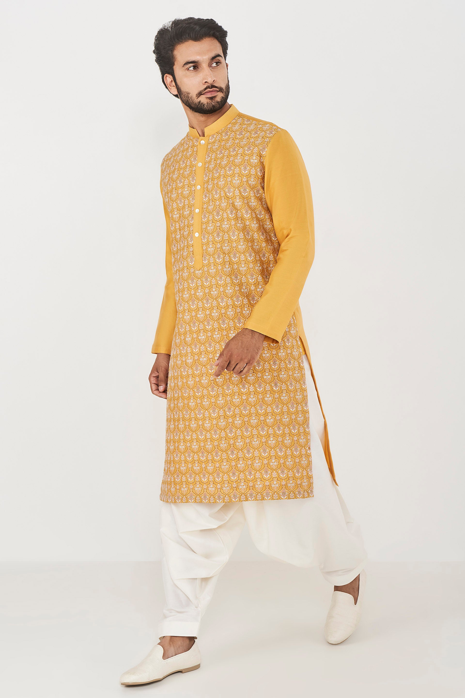 AMIL KURTA - MUSTARD