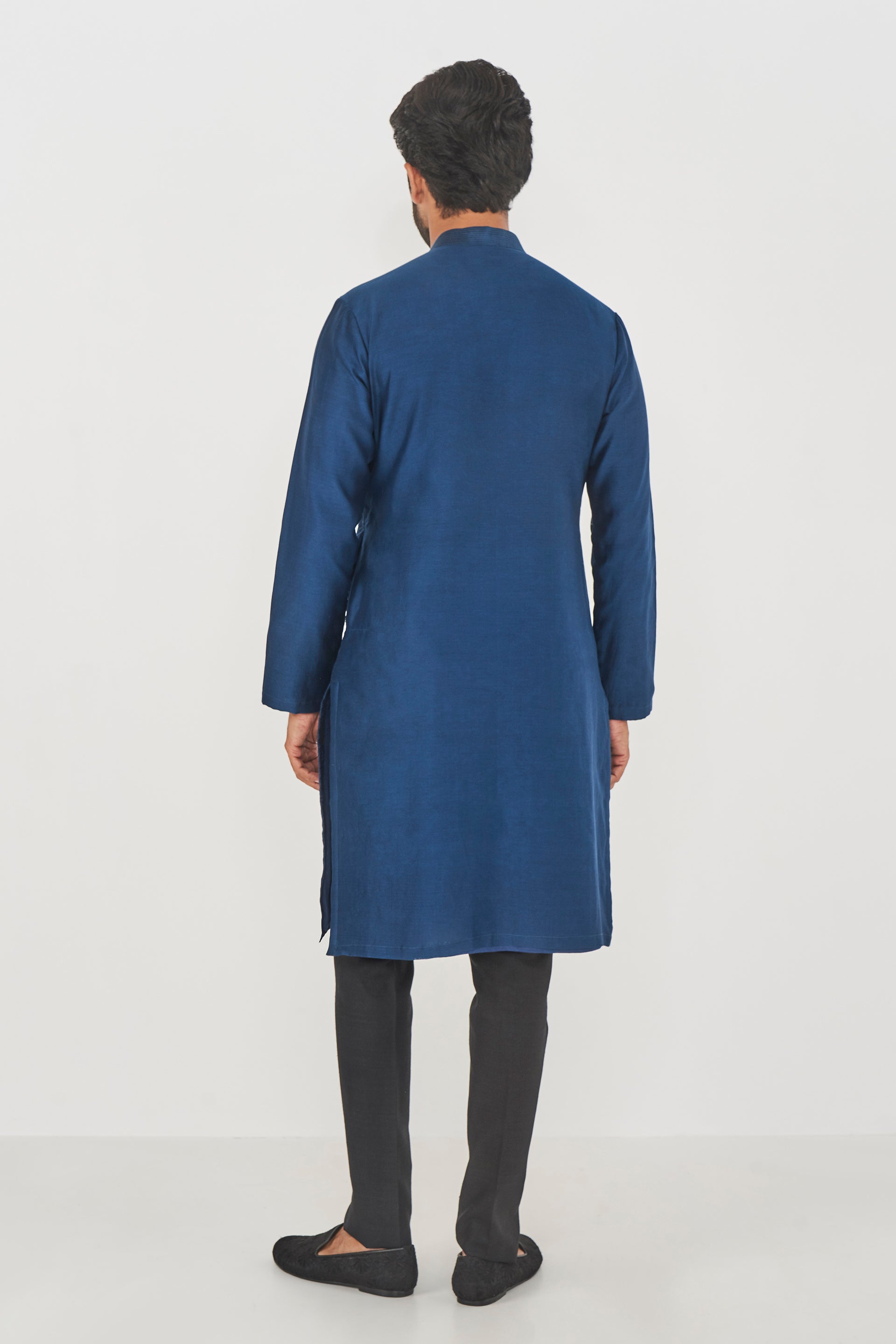 GULZAR KURTA - NAVY