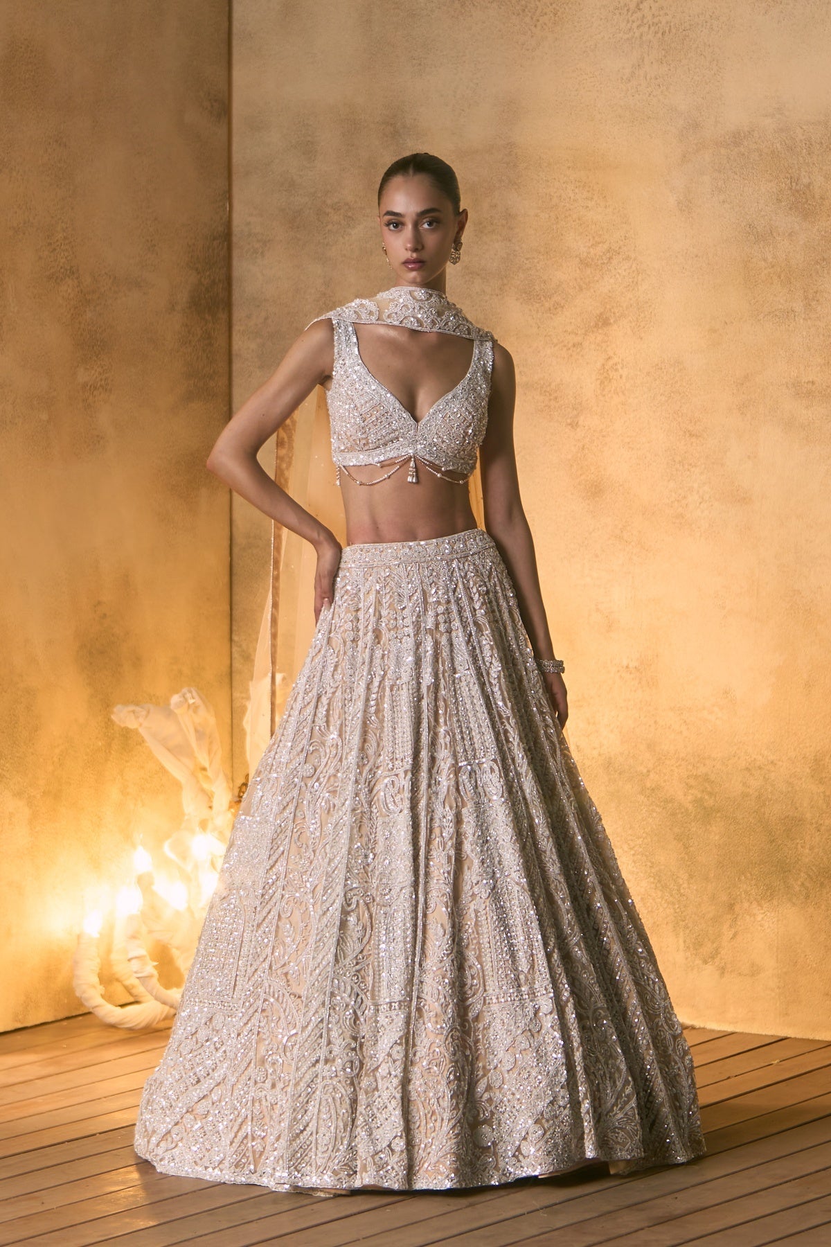 Vermeil Lehenga Set