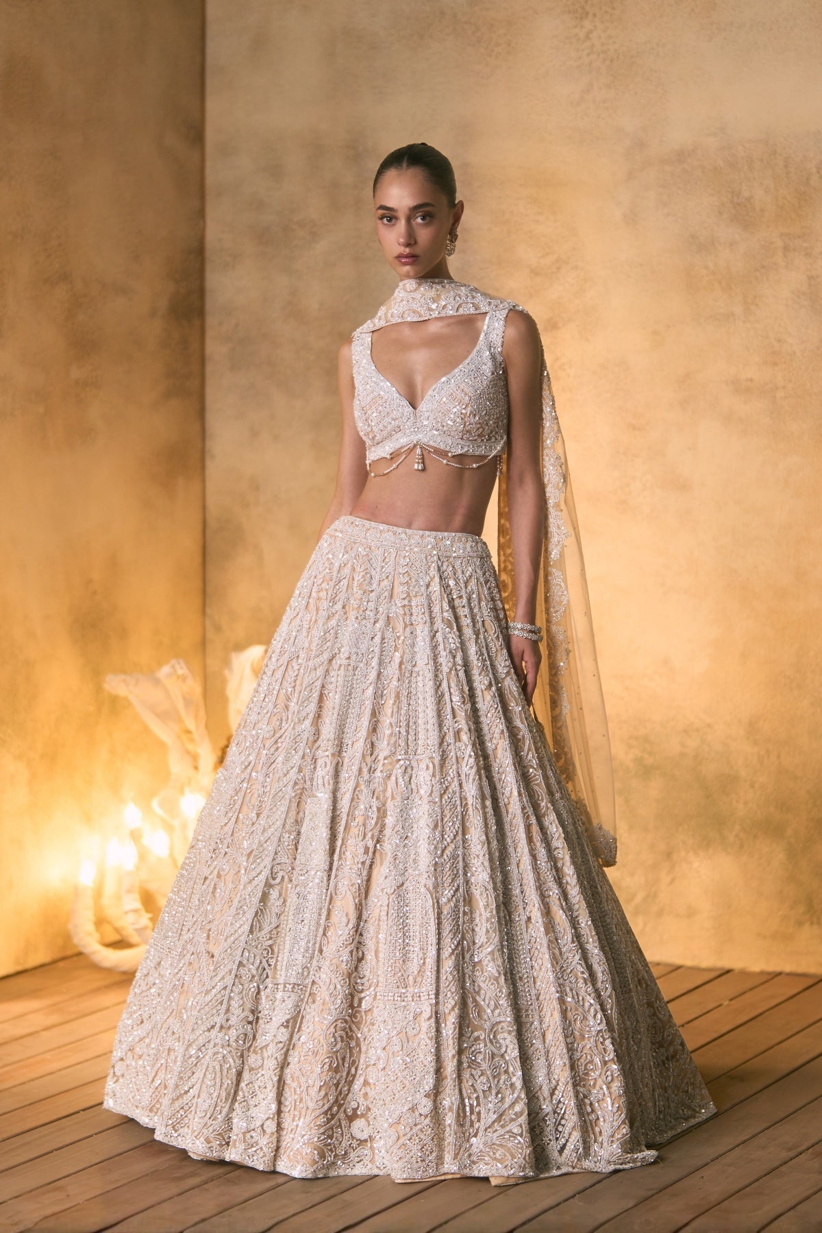 Vermeil Lehenga Set