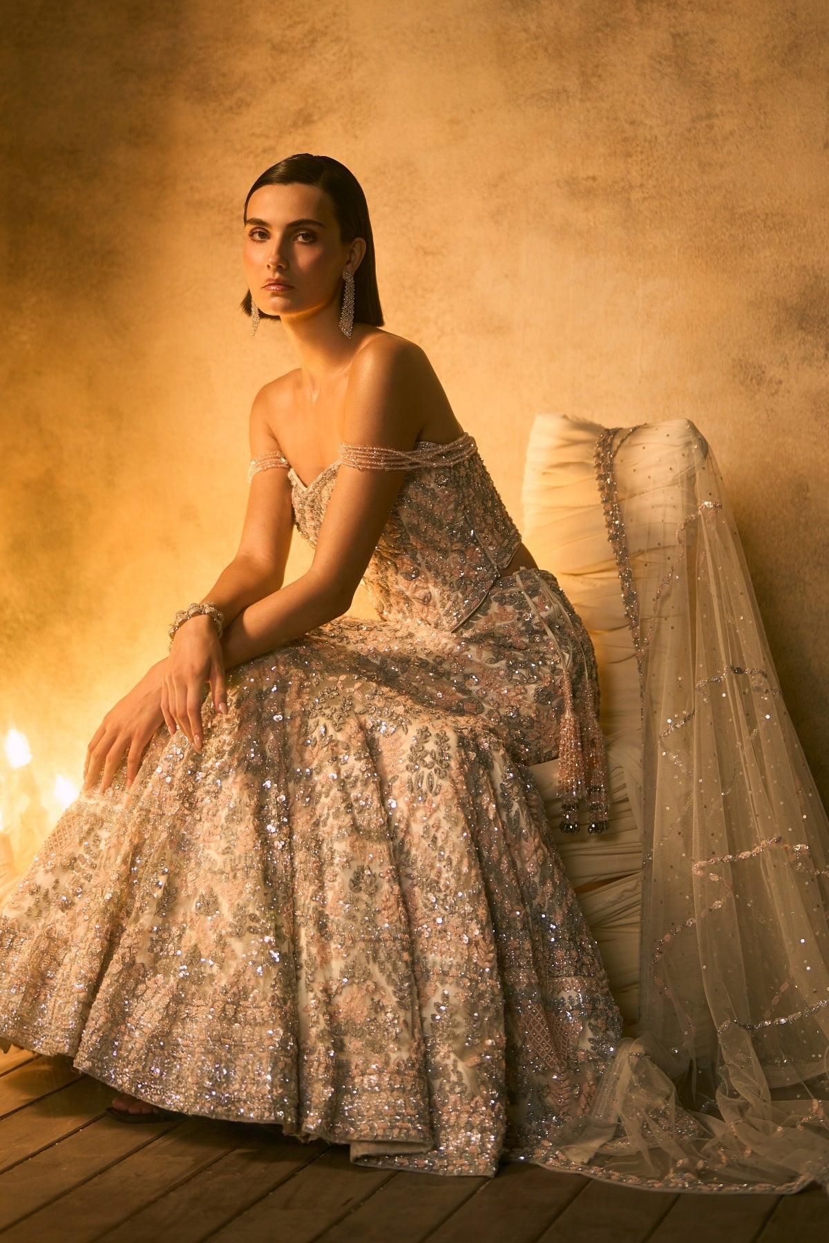Aurore Lehenga Set