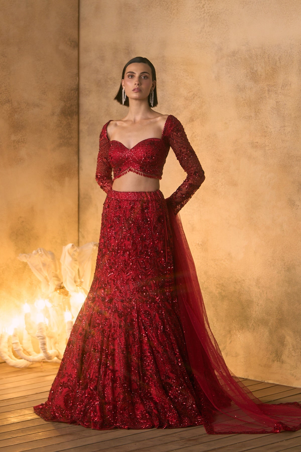 Ember Lehenga Set