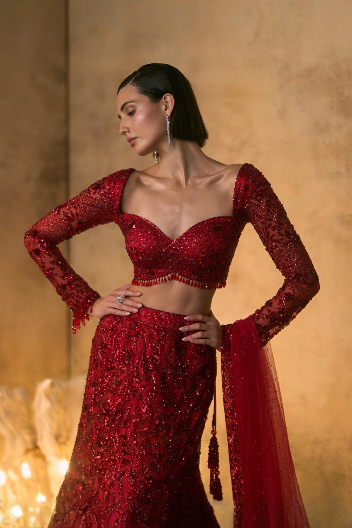 Ember Lehenga Set