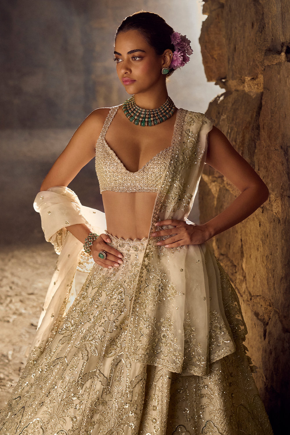 IVORY SNEHA LEHENGA SET