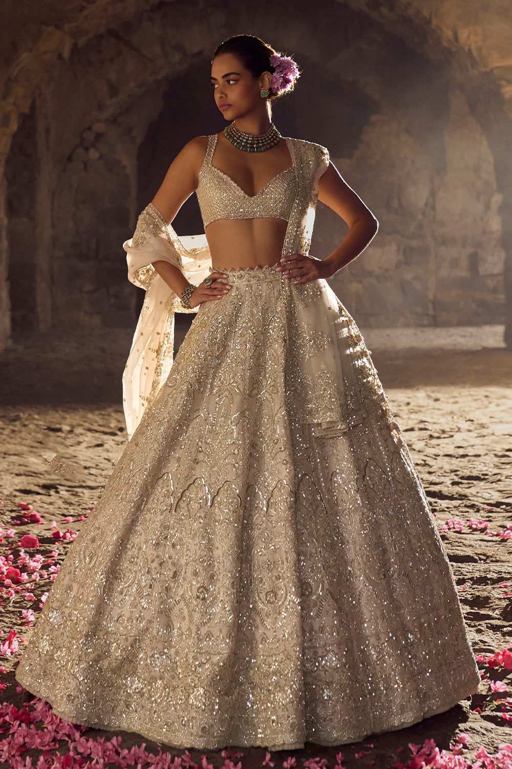 IVORY SNEHA LEHENGA SET