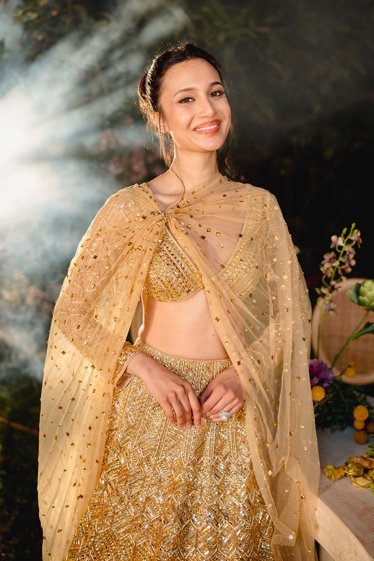 Golden Reverie Lehenga Set