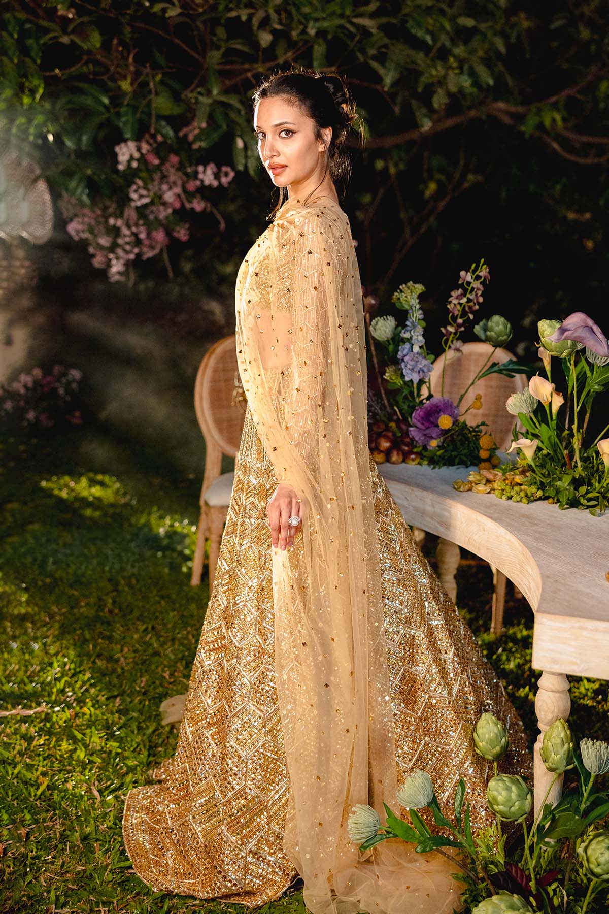 Golden Reverie Lehenga Set