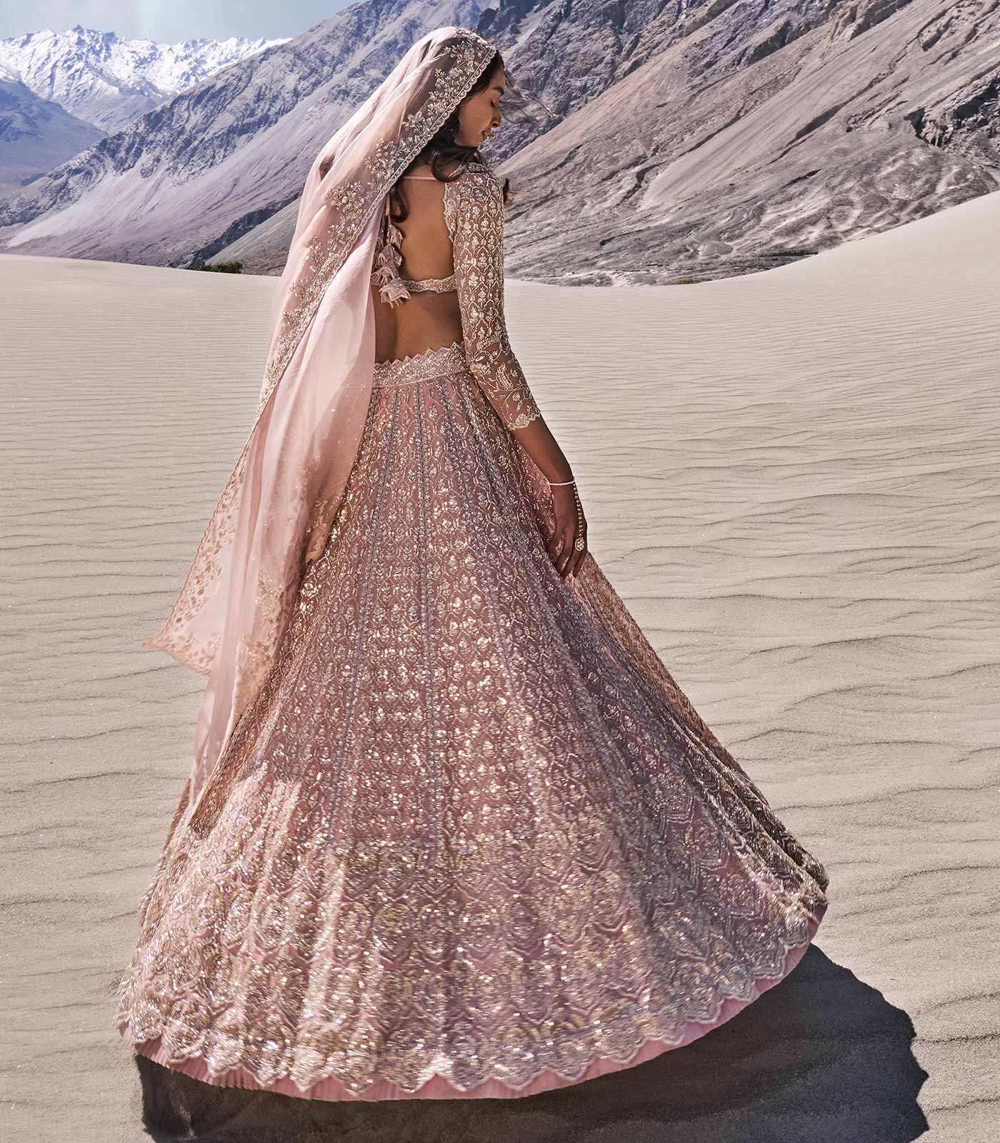 NUBRA LEHENGA SET