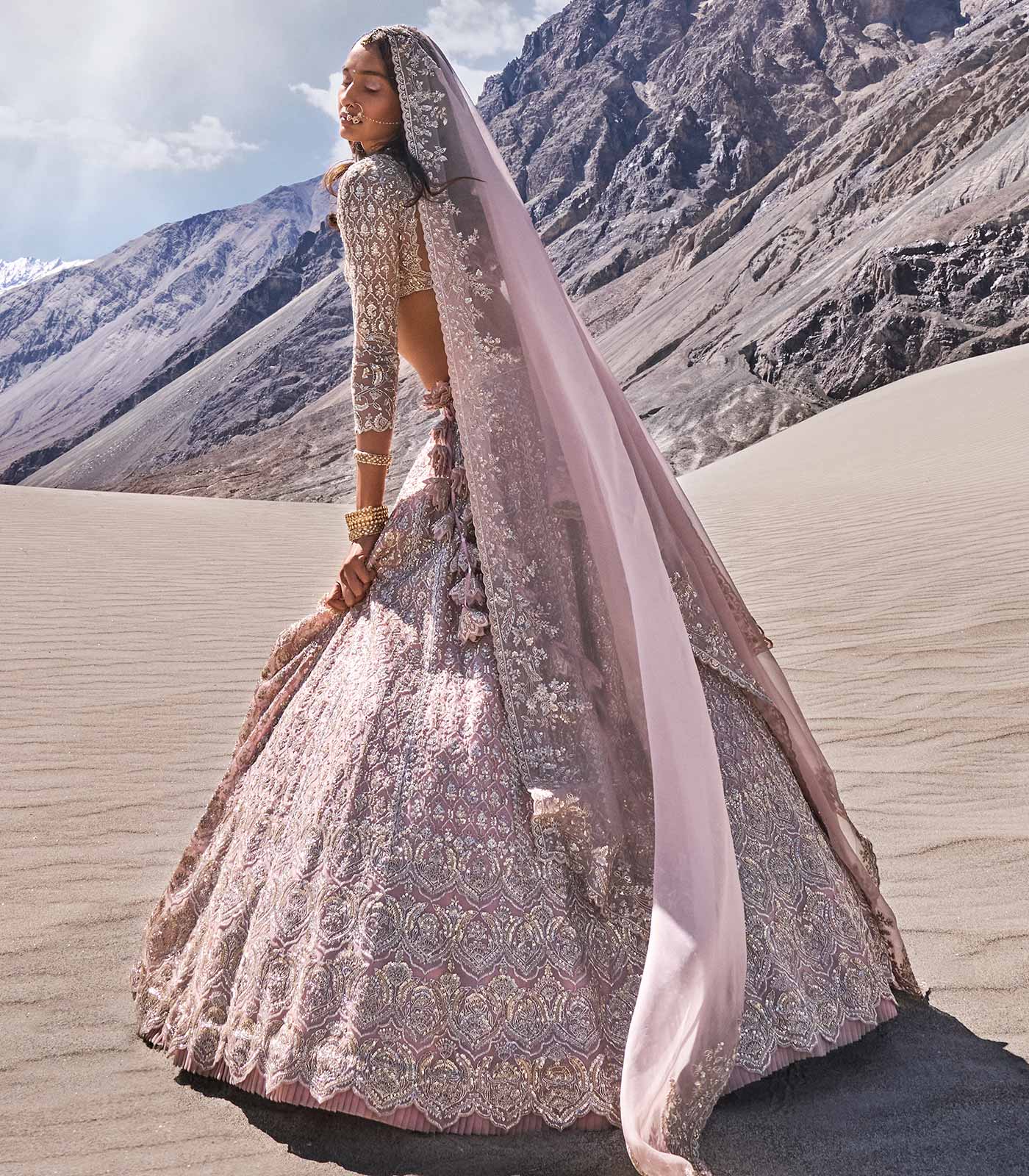 NUBRA LEHENGA SET