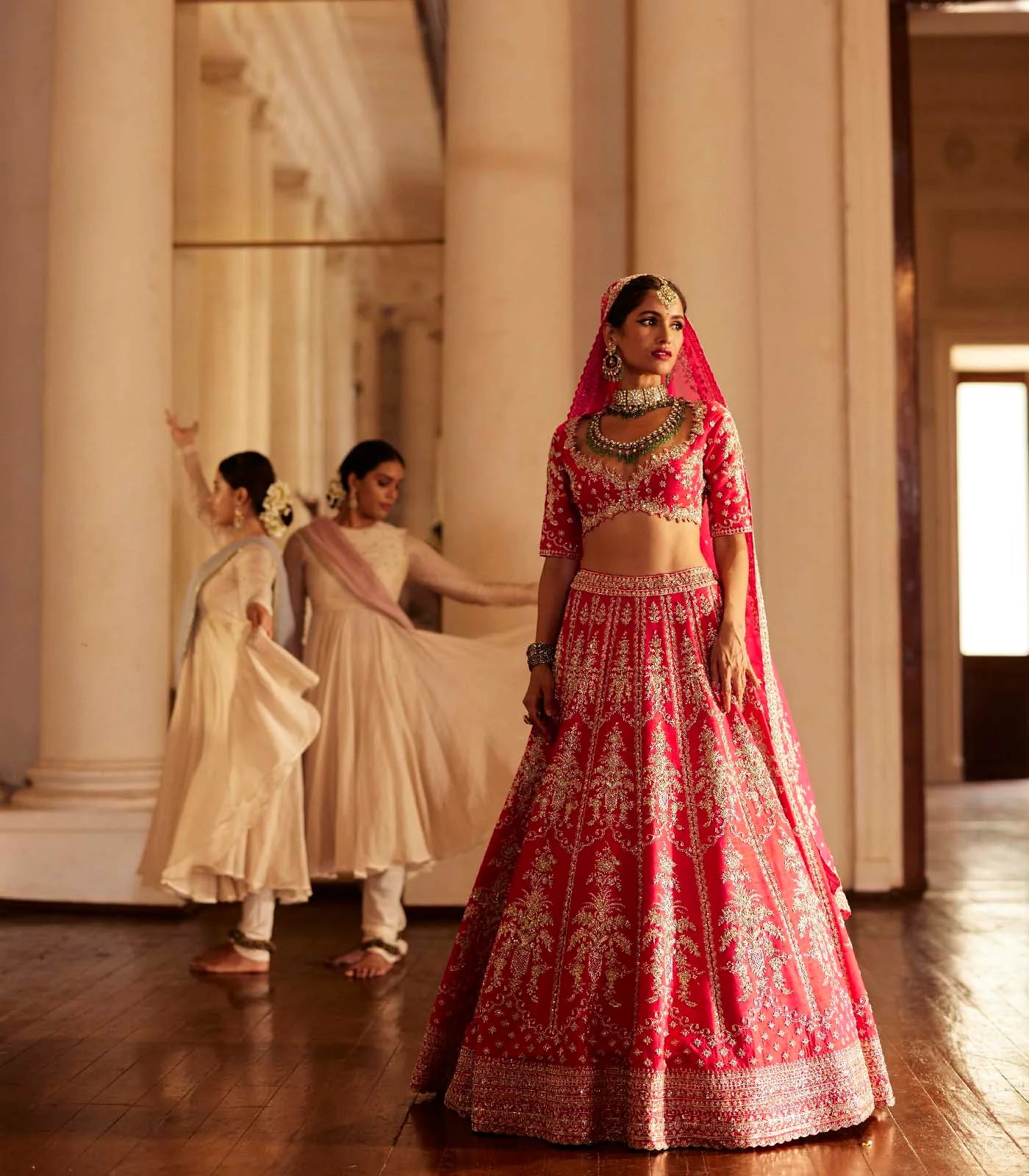 RAWSILK BOUQUET LEHENGA SET