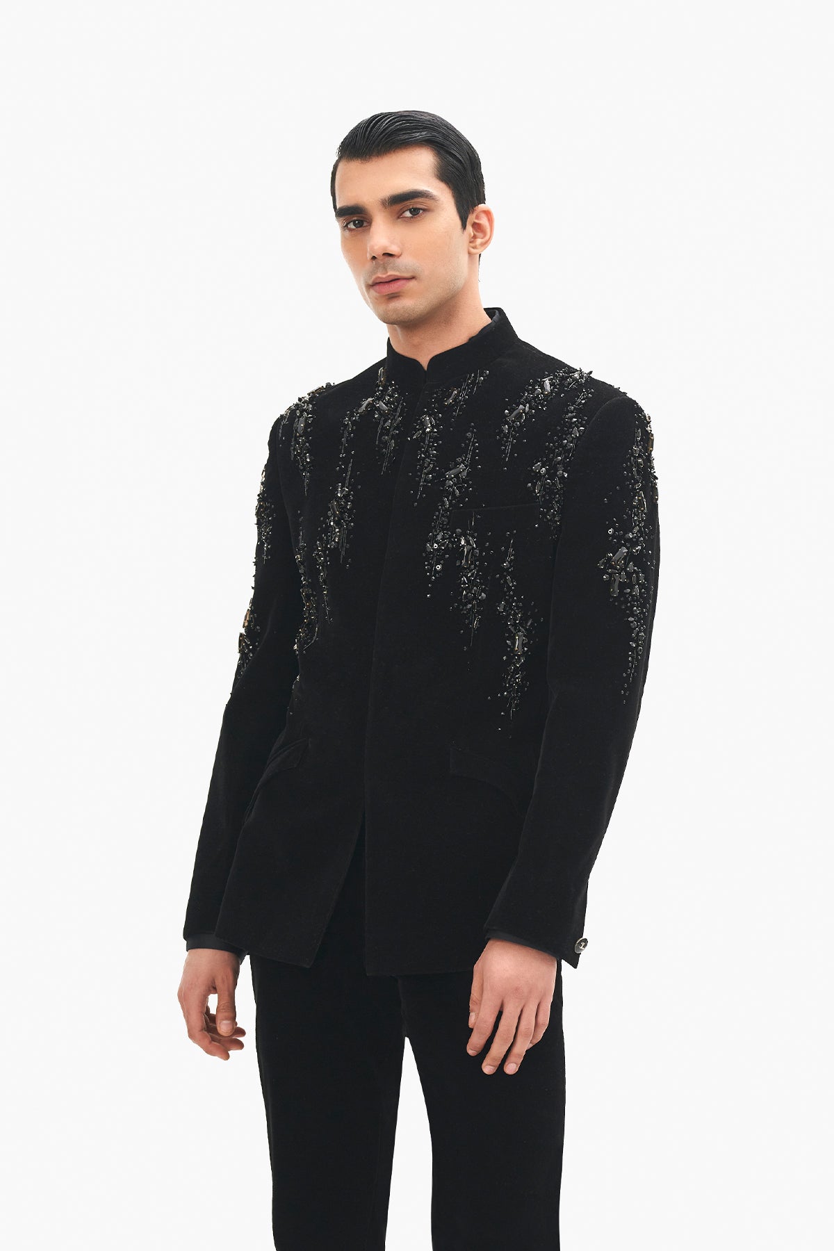 Nova Velvet Bandhgala