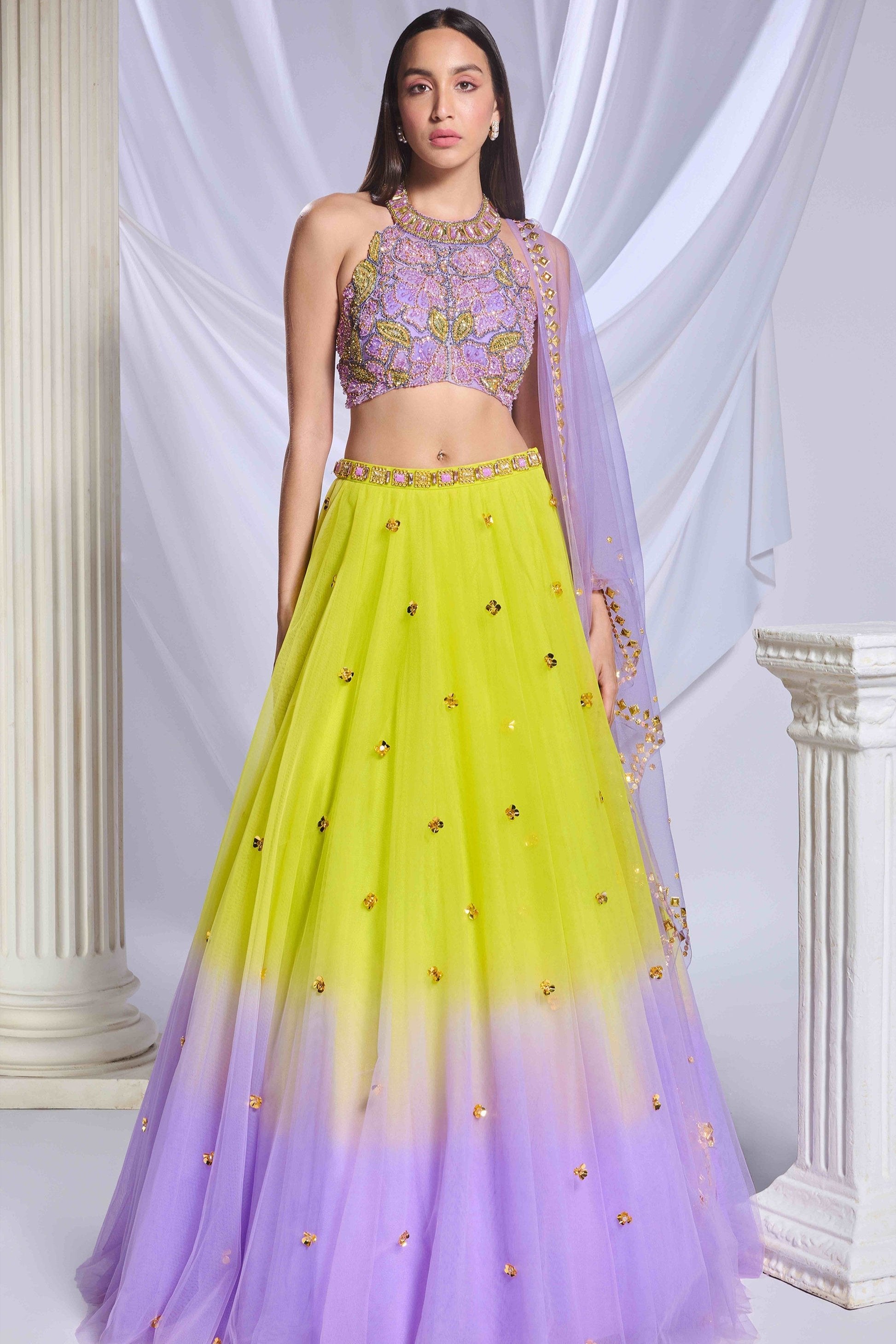 BERRY SORBET LEHENGA SET