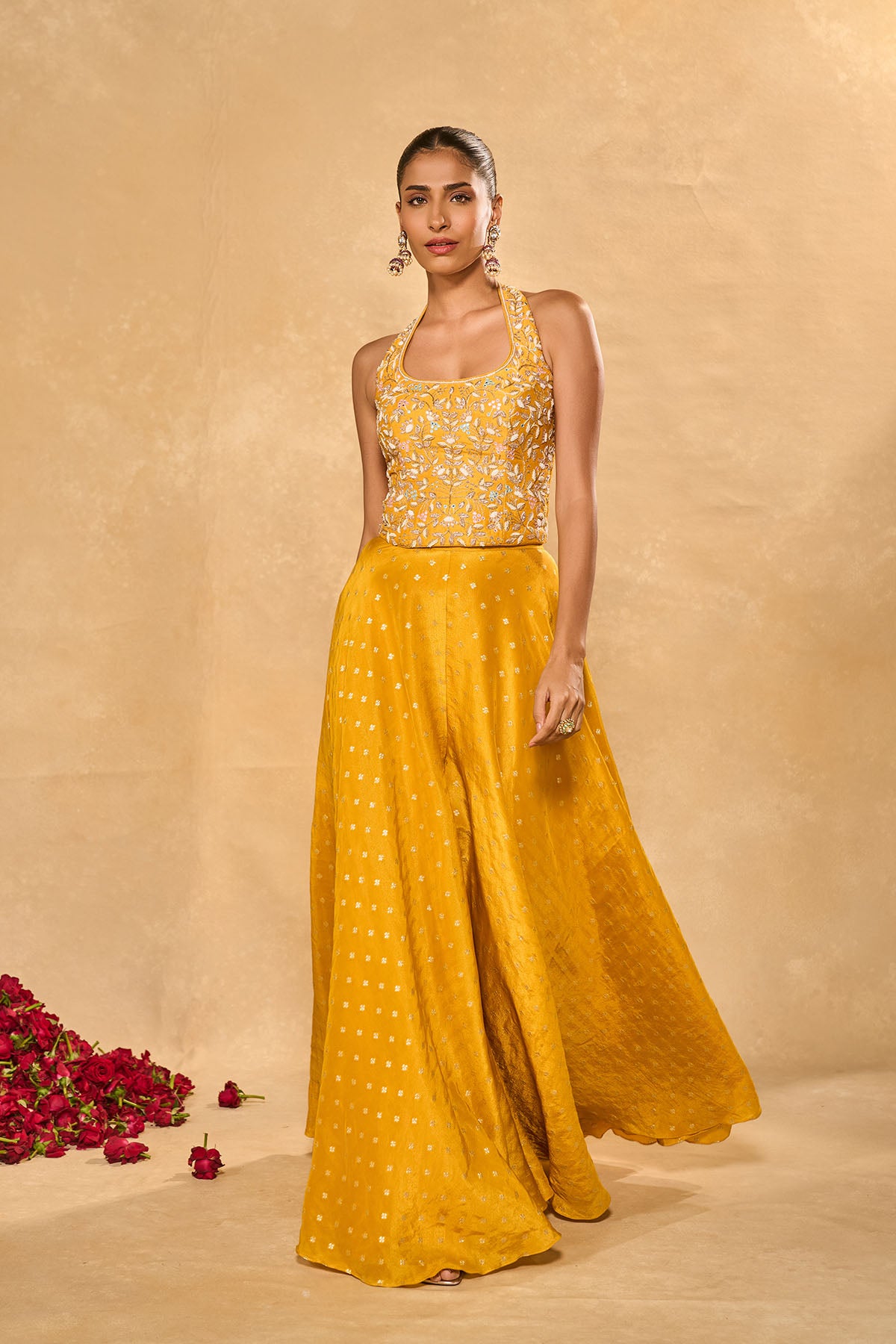 Riz With Tissue Pants