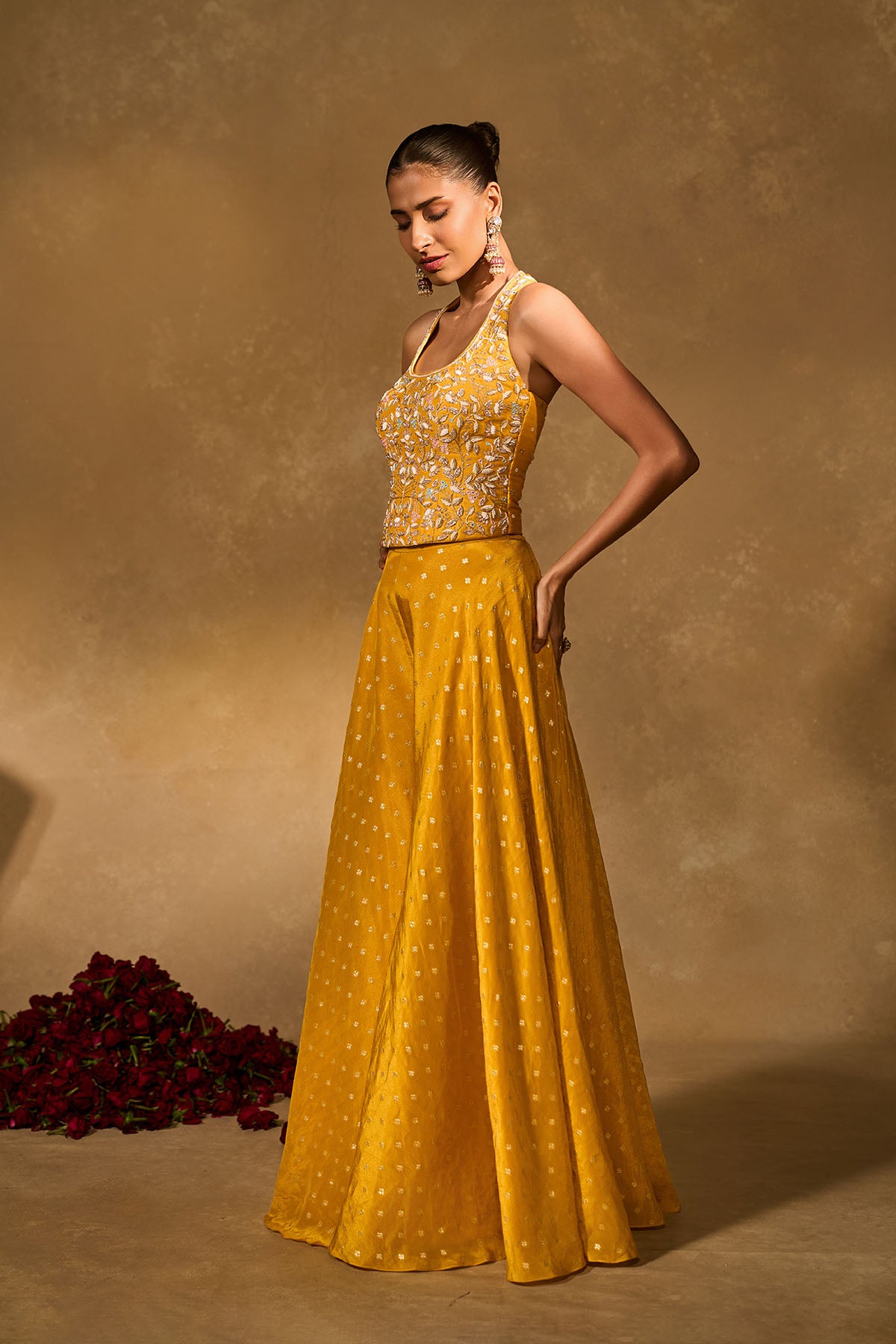 Riz With Tissue Pants