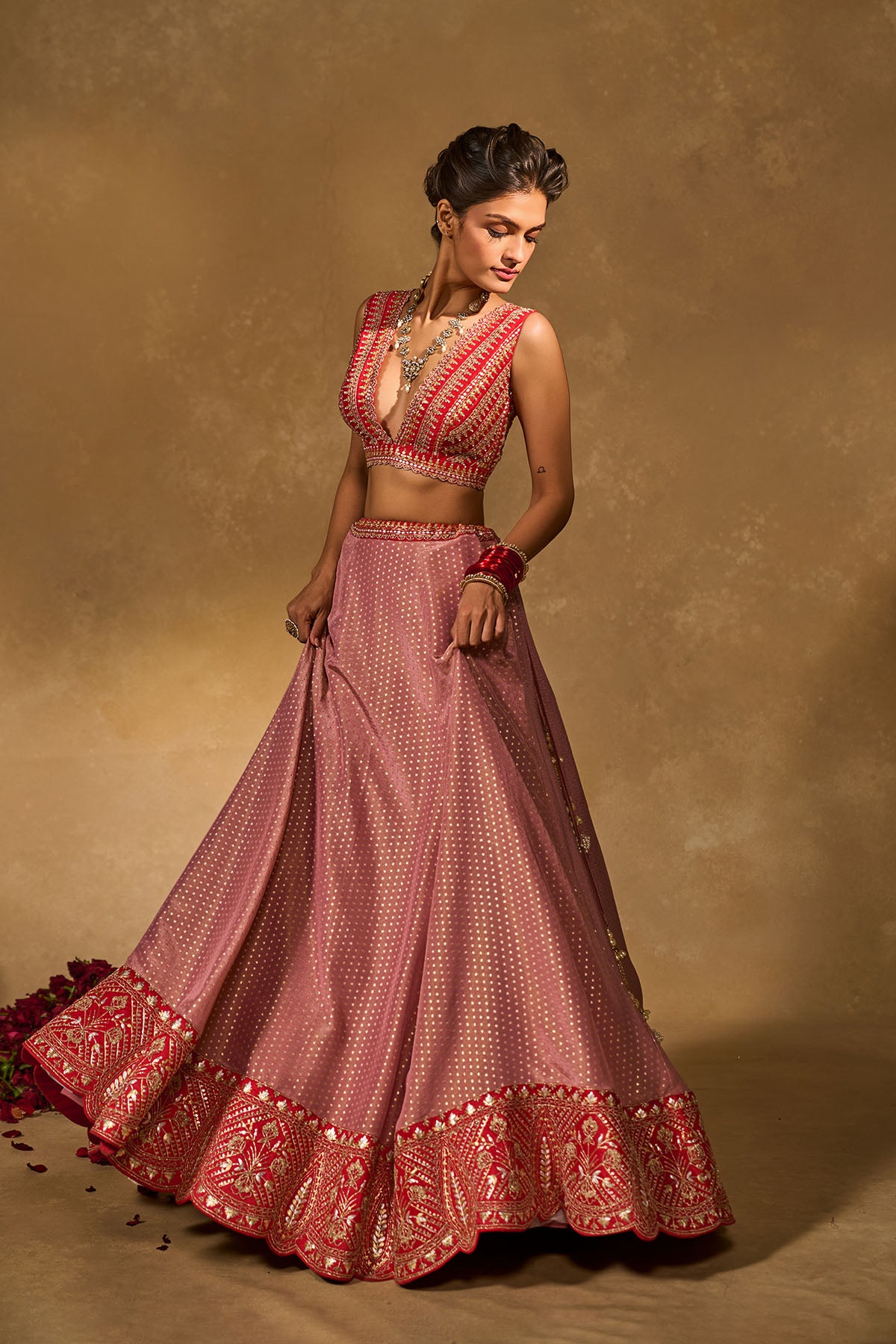 Mina Daman Lehenga