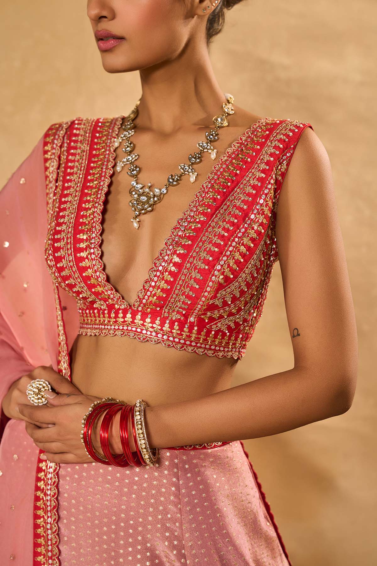 Mina Daman Lehenga