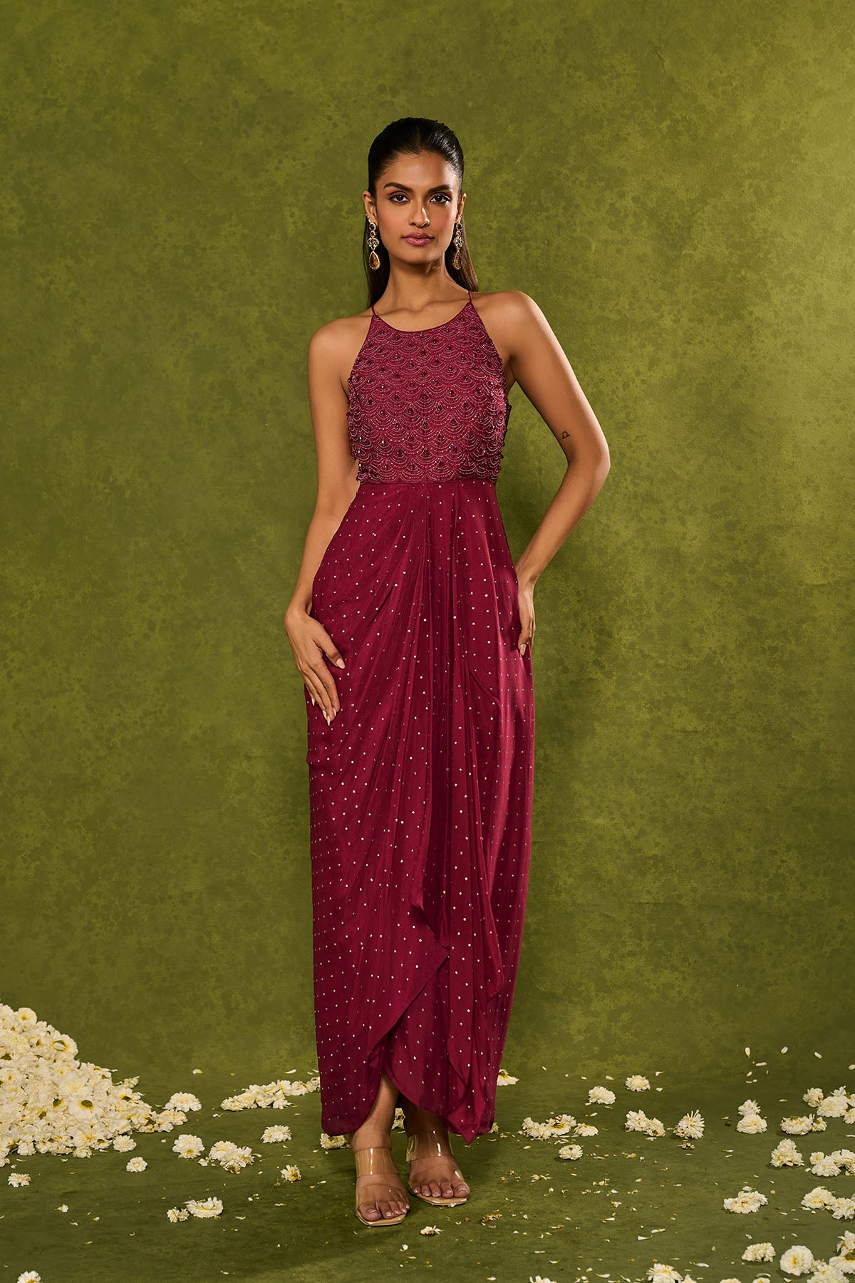 Jasmine Cowl Dress 4