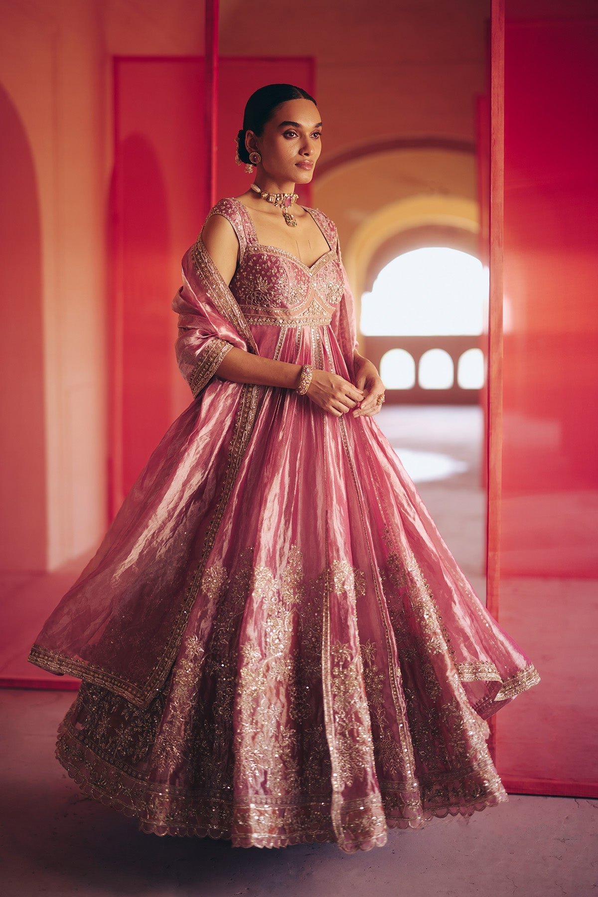Gulnaar Anarkali Set