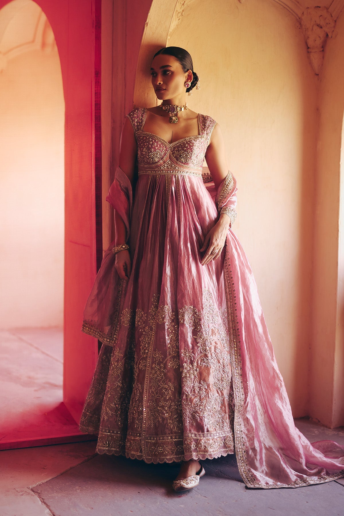 Gulnaar Anarkali Set