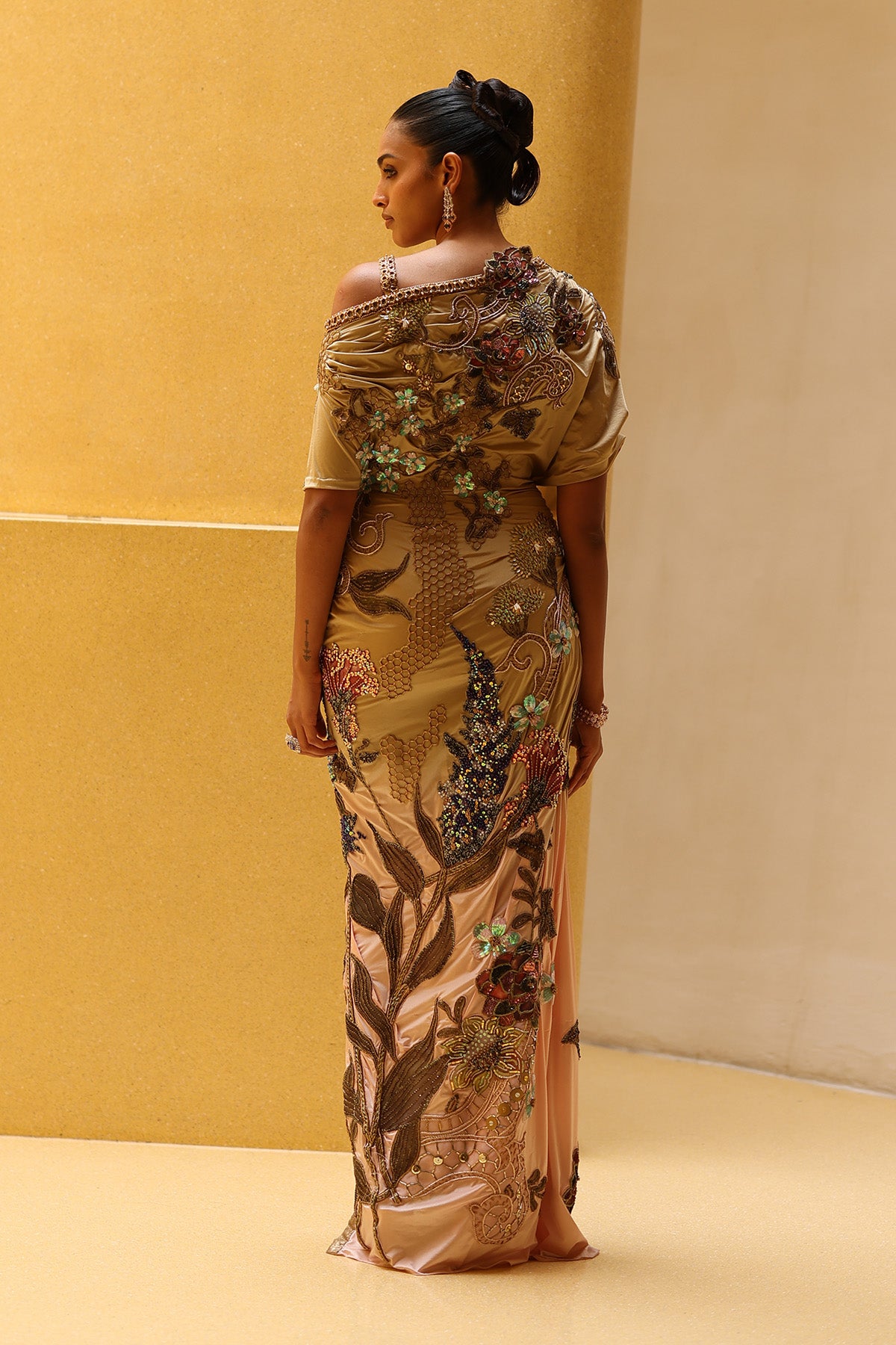 Amani Draped Kaftan Set