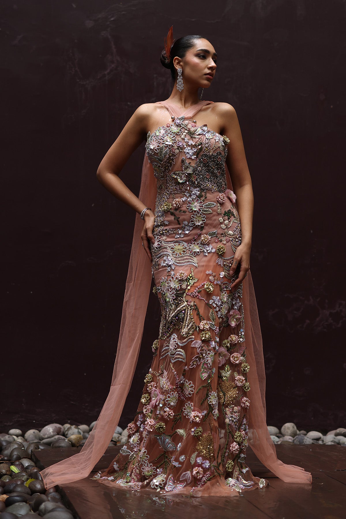 Gardenia Draped Dress