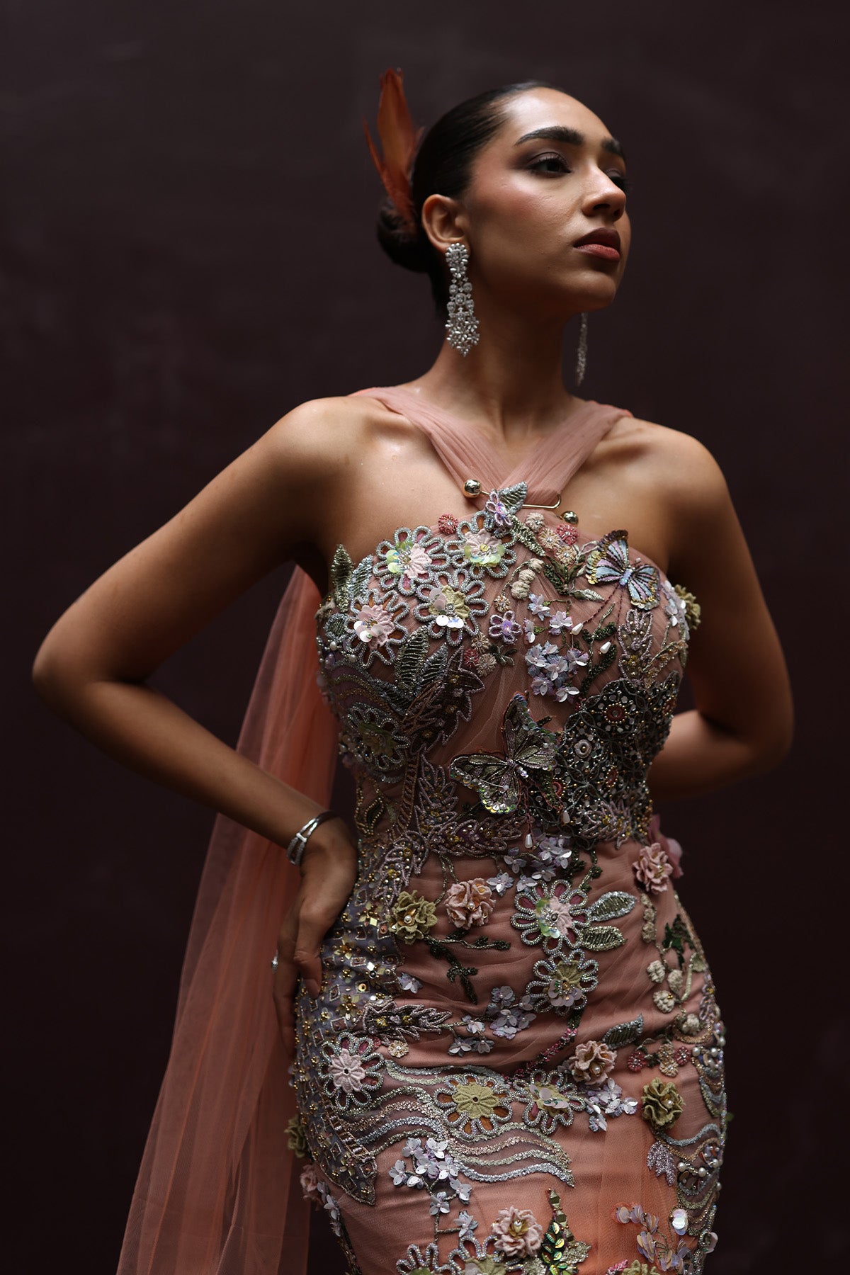 Gardenia Draped Dress