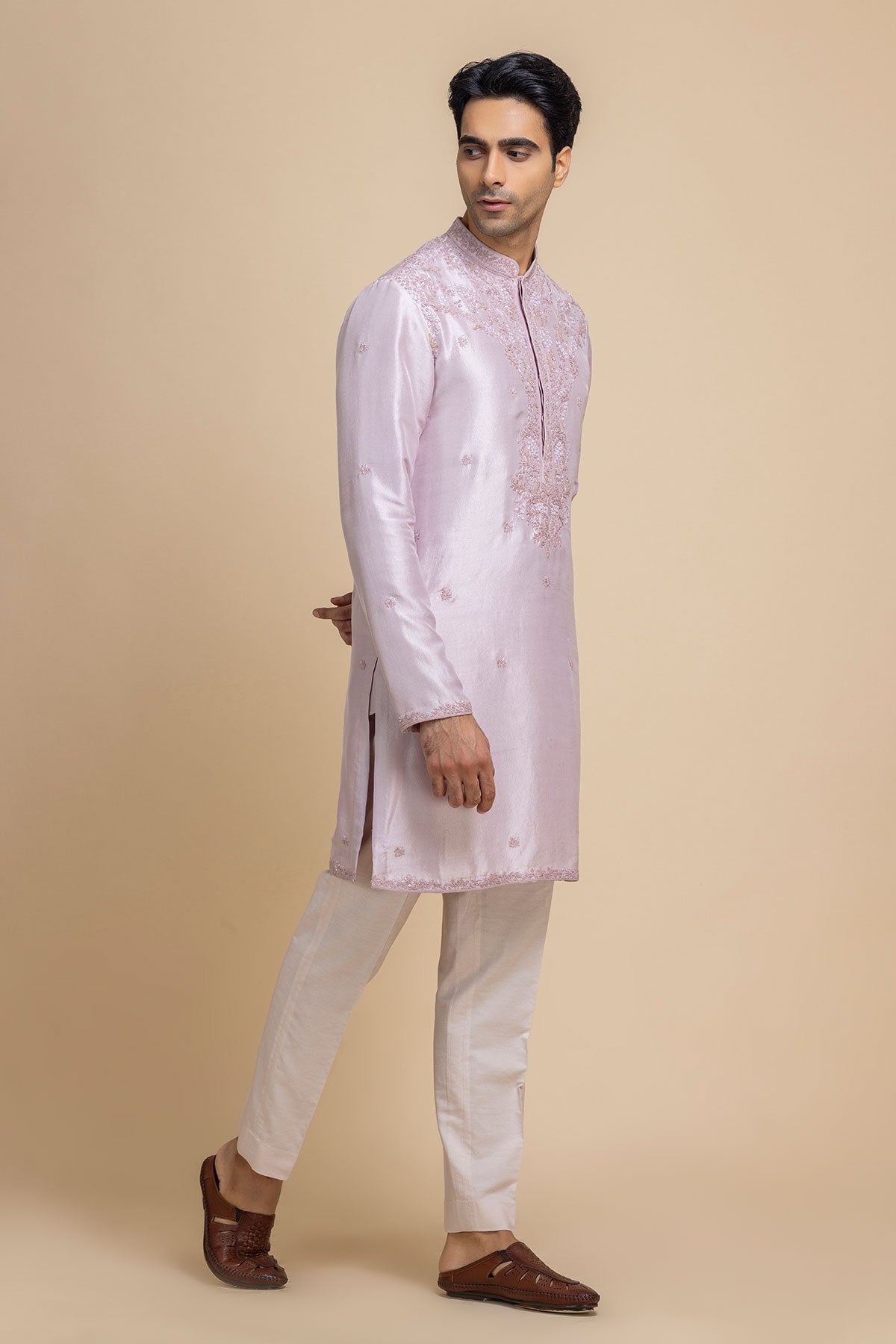 Lilac hue Kurta And Pant set