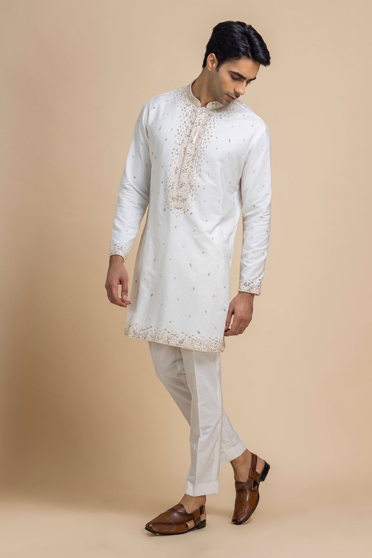 Oyster Kurta & Pant set