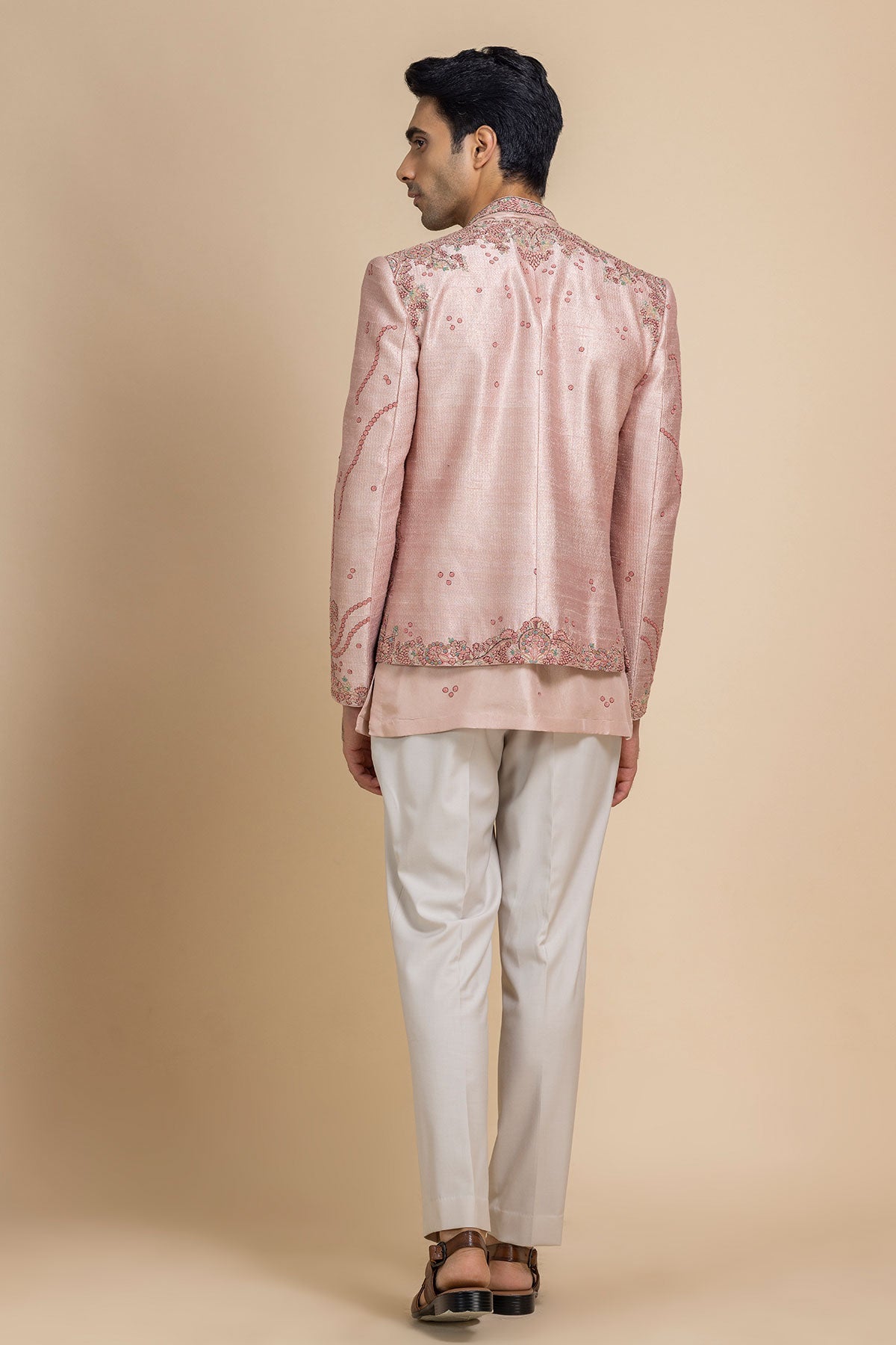 Elyas Short Jacket, Kurta & Pant Set