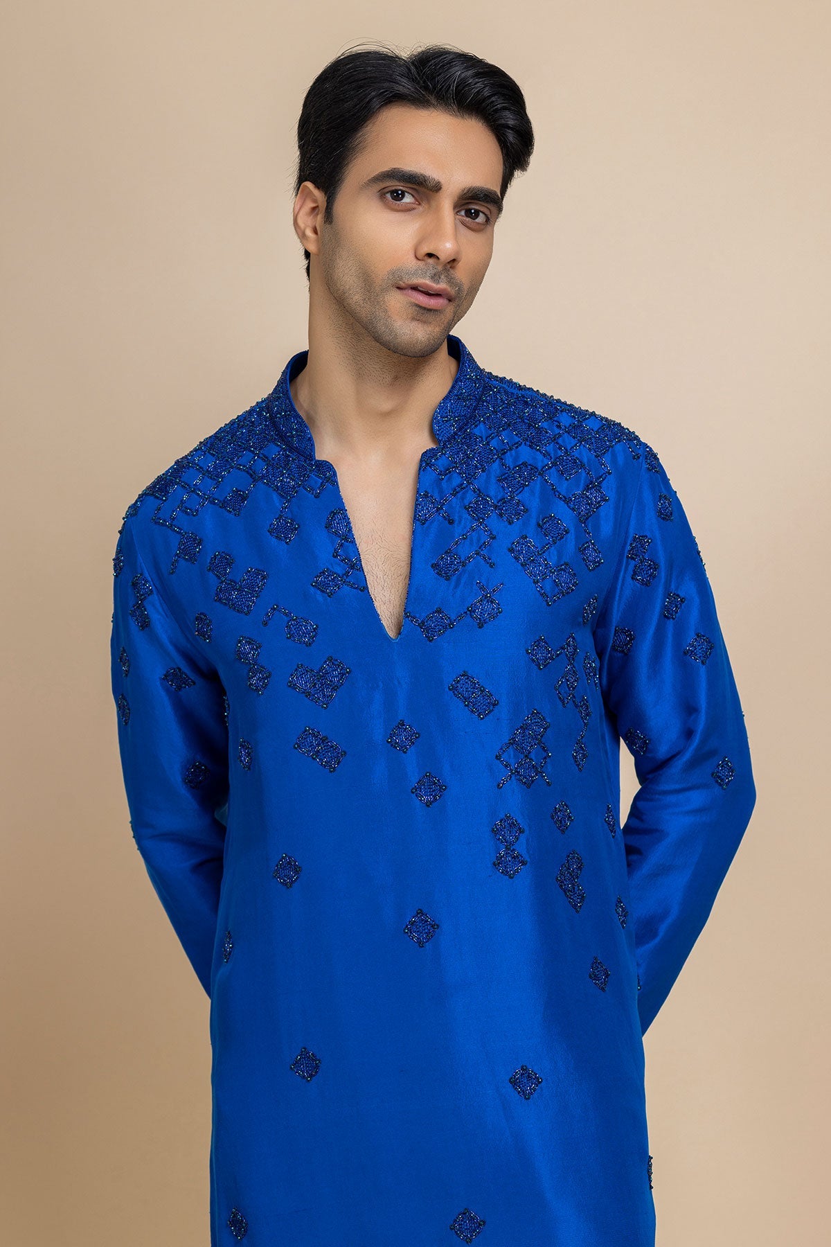 . Blue Monarch Kurta & Pant Set