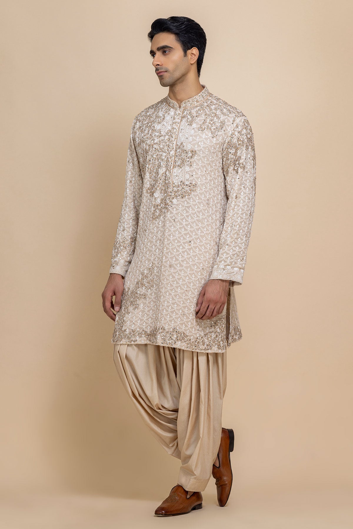 Ivory Éclat Kurta & Salwar set