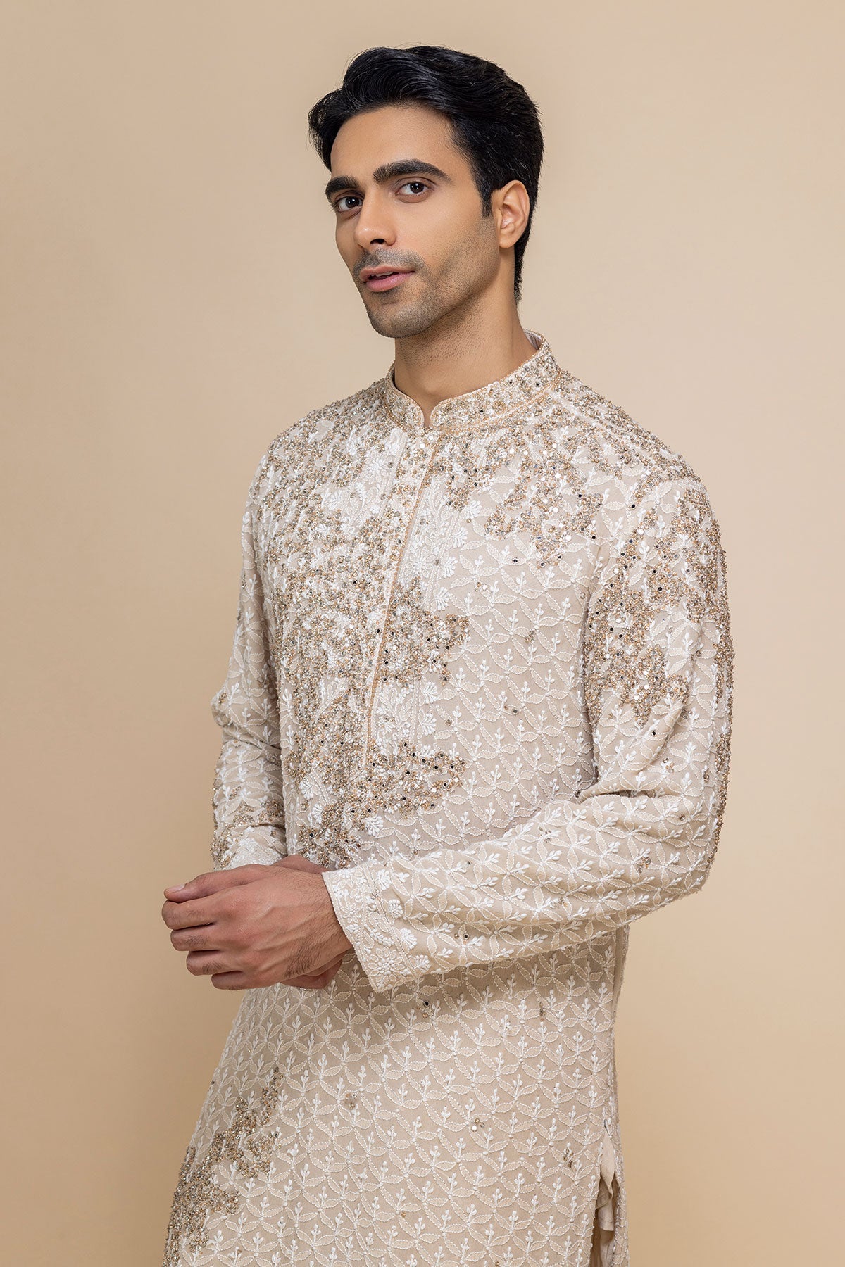 Ivory Éclat Kurta & Salwar set