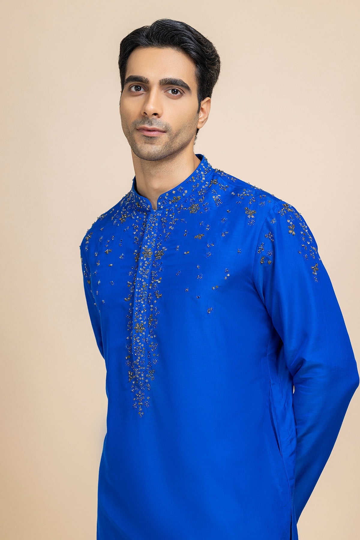 Azure Edge Kurta & Pant set