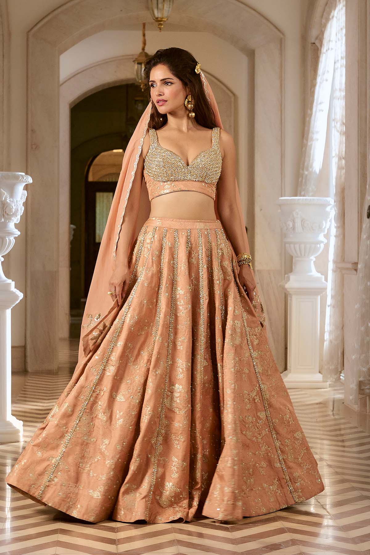 Adele Lehenga Set – Onion Pink