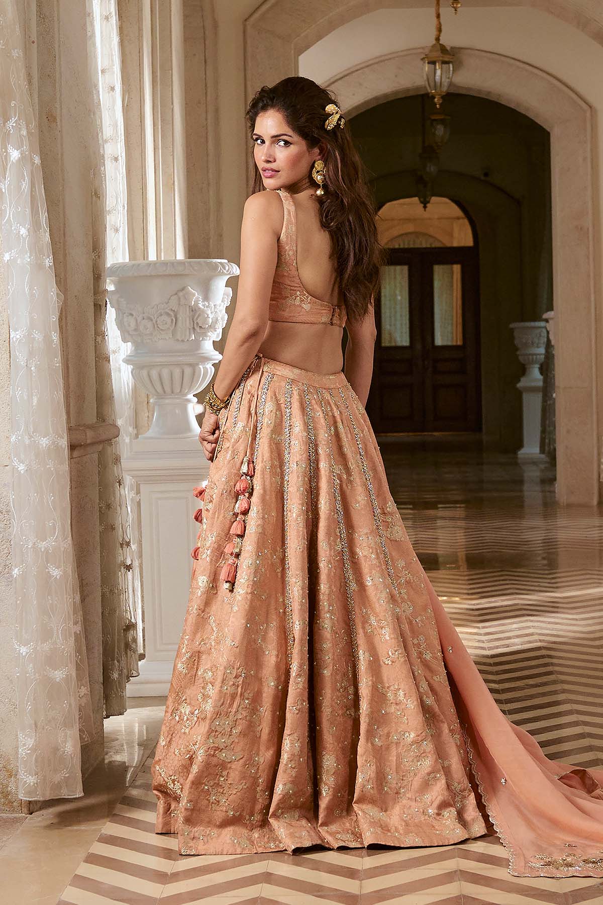Adele Lehenga Set – Onion Pink